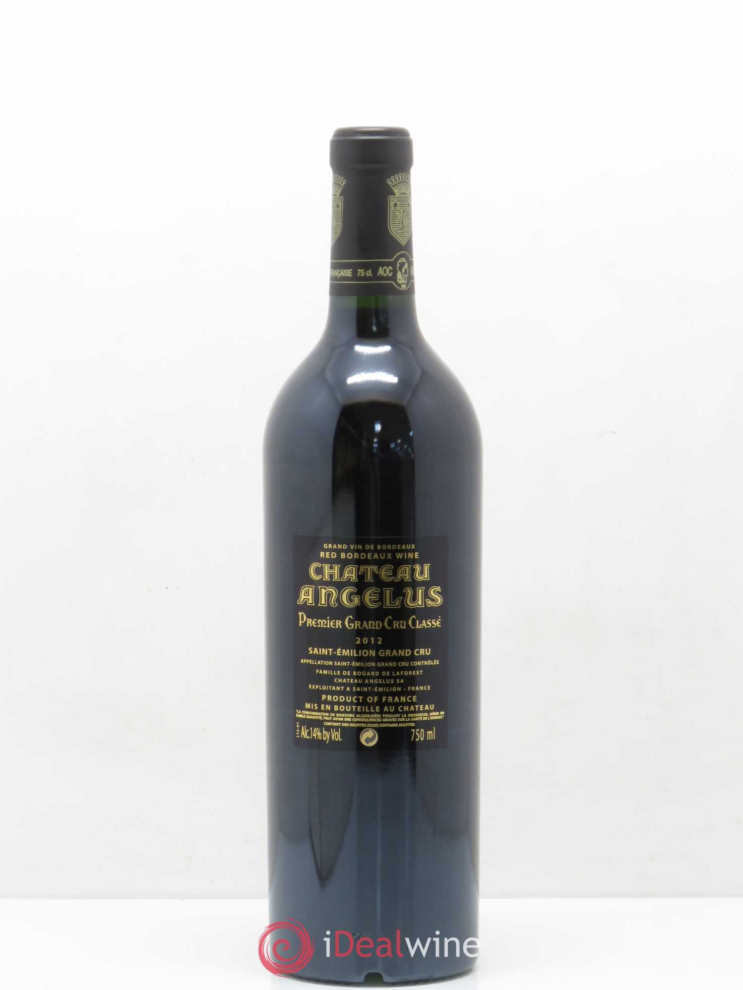 Château Angélus 1er Grand Cru Classé A 2012 - Lot de 1 bouteille - 1