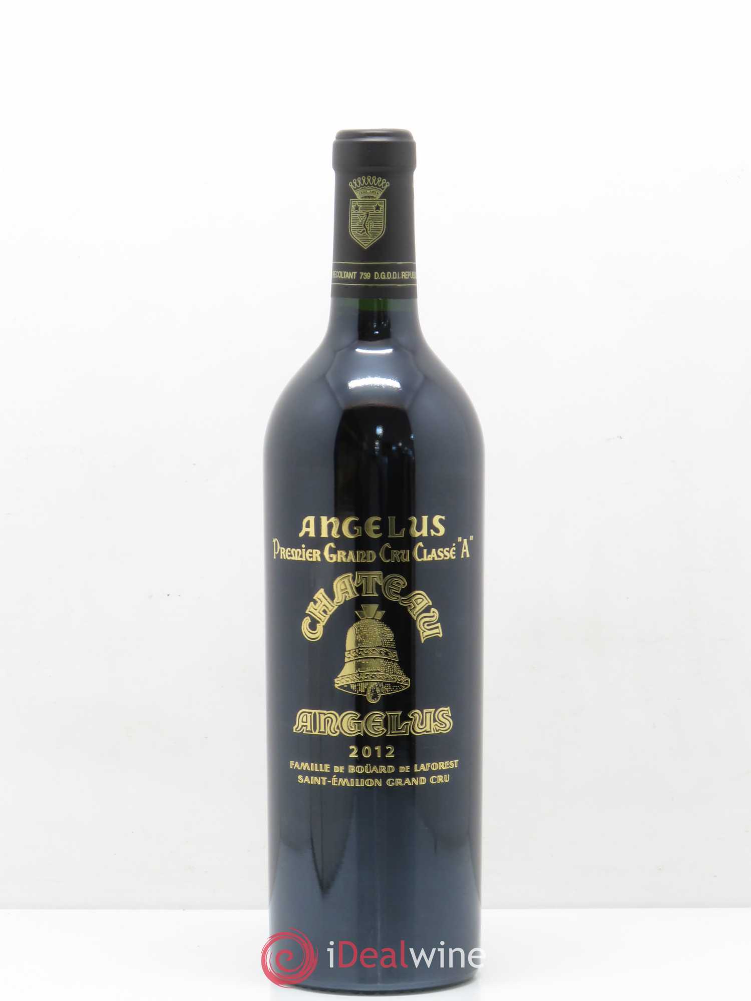 Château Angélus 1er Grand Cru Classé A 2012 - Lot de 1 bouteille - 0