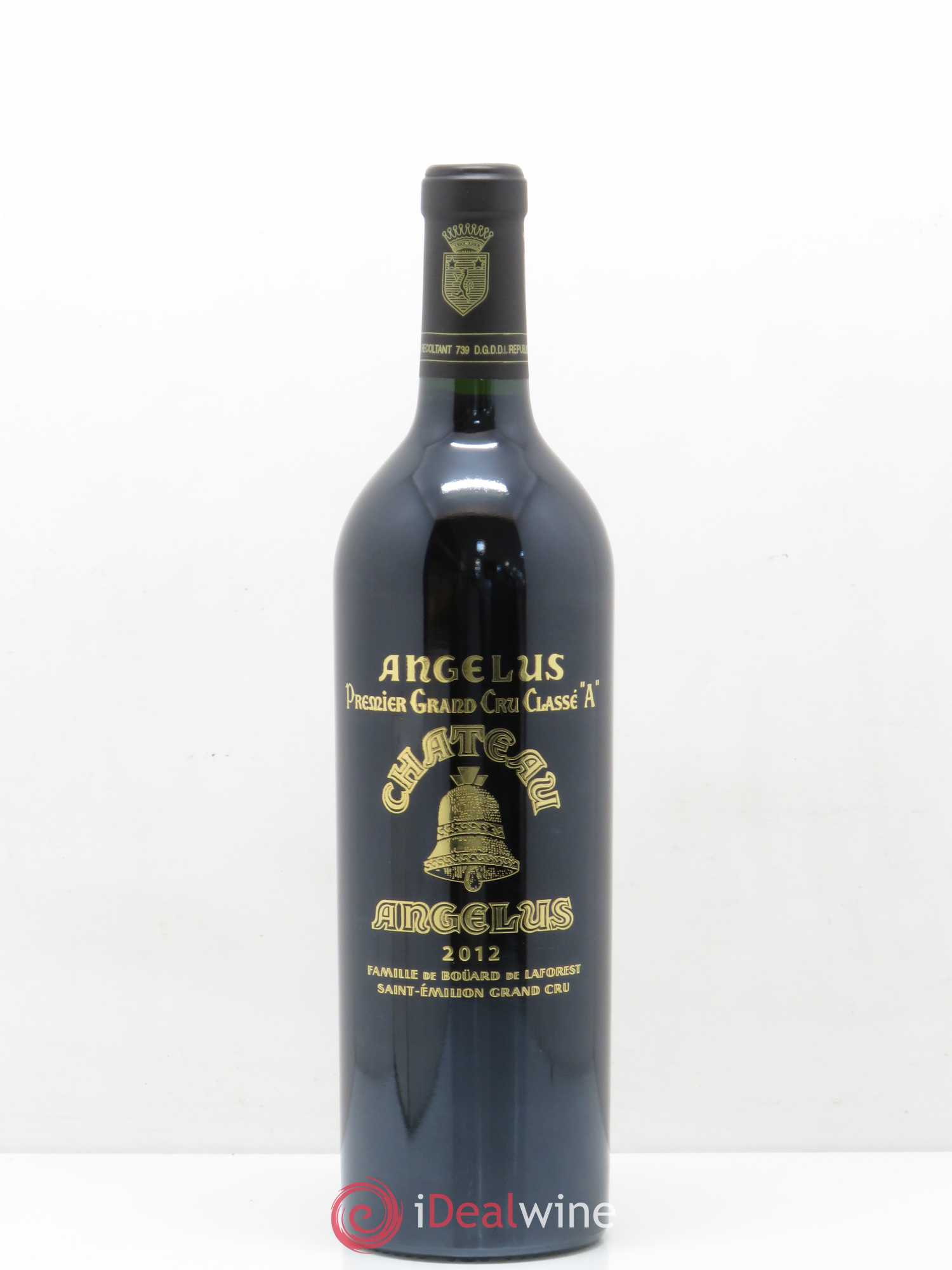 Château Angélus 1er Grand Cru Classé A 2012 - Lot de 1 bouteille - 0