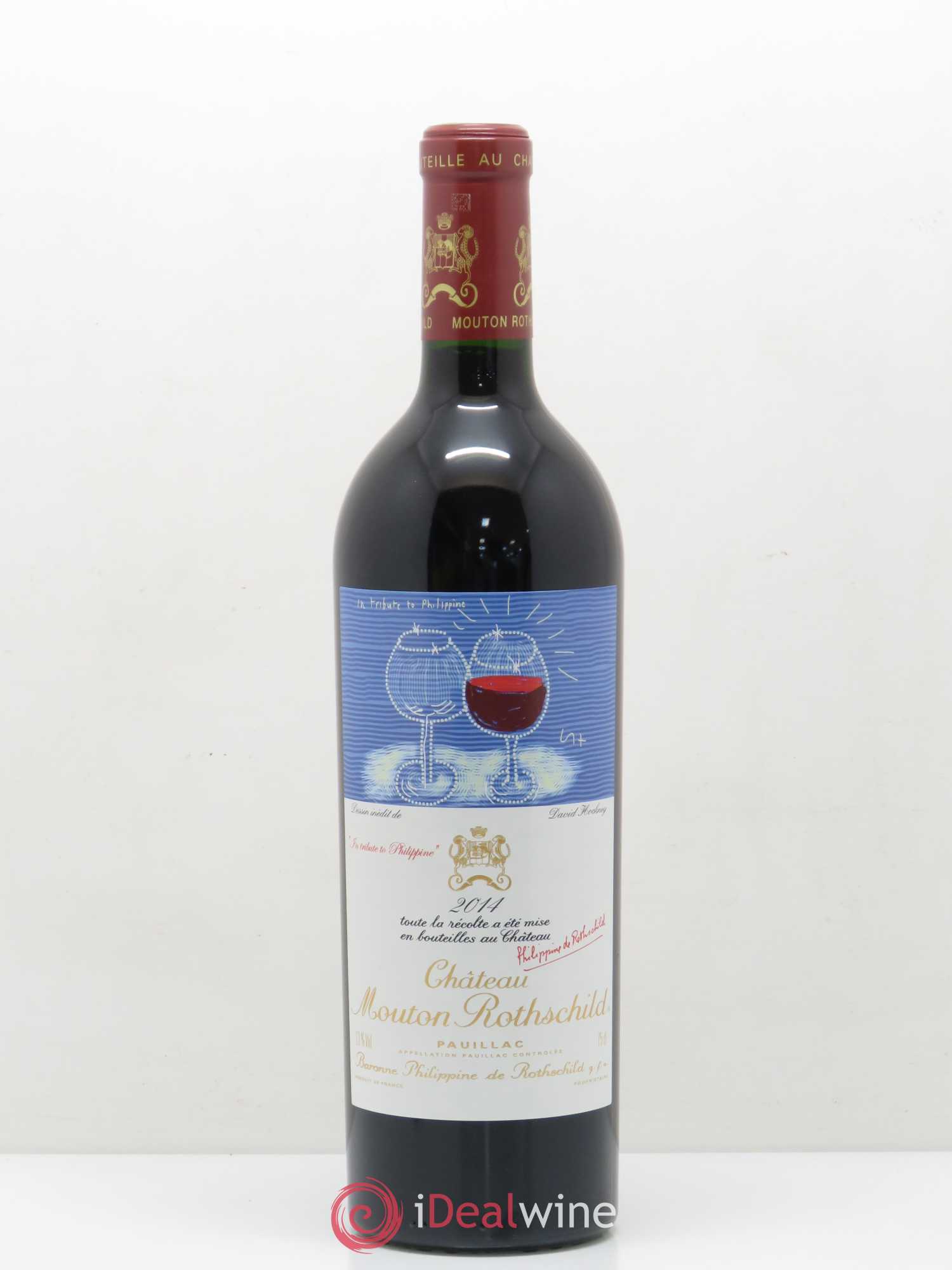 Château Mouton Rothschild 1er Grand Cru Classé 2014 - Lot de 1 bouteille - 0