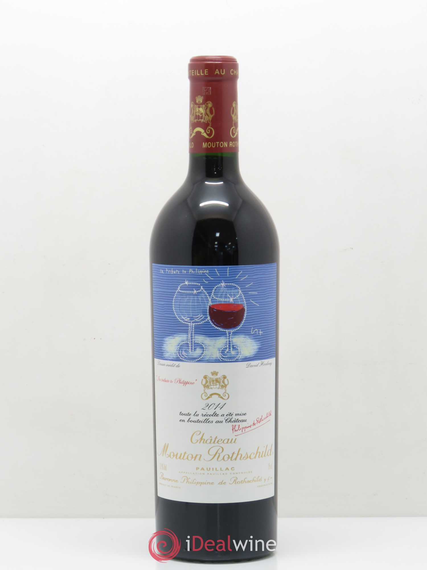 Château Mouton Rothschild 1er Grand Cru Classé 2014 - Lot de 1 bouteille - 0