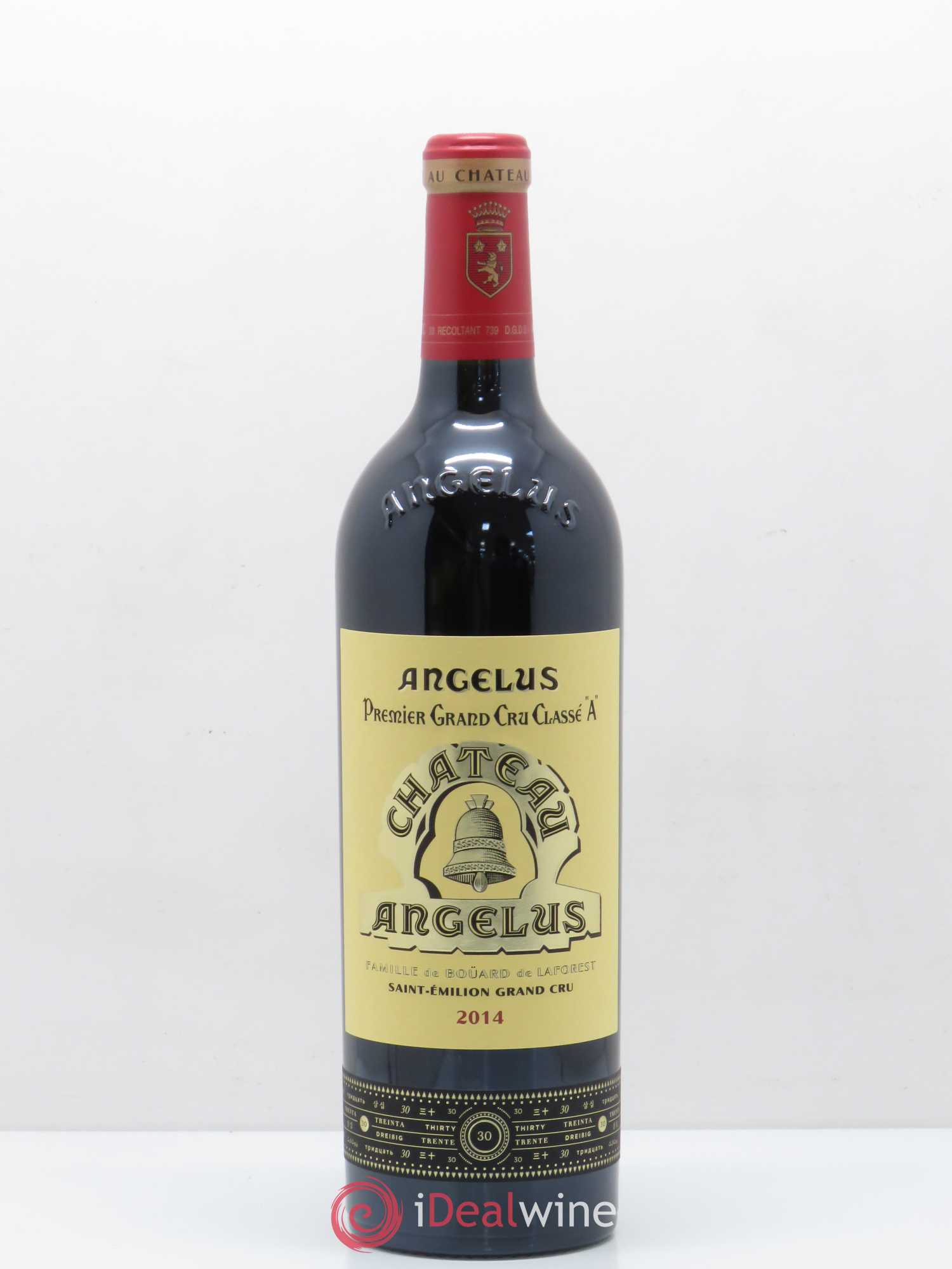Château Angélus 1er Grand Cru Classé A 2014 - Lot de 1 bouteille - 0