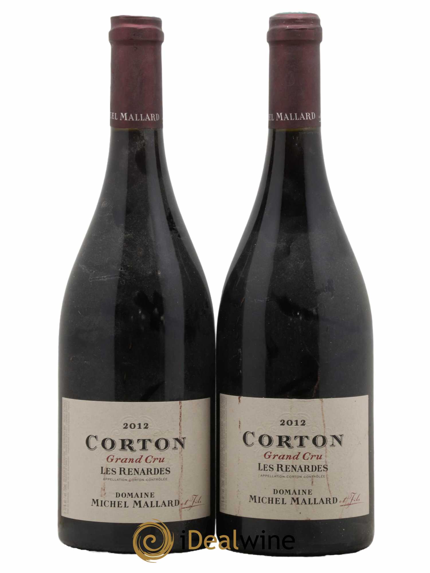 Corton Grand Cru Les Renardes Michel Mallard 2012 - Lot de 2 bouteilles - 0