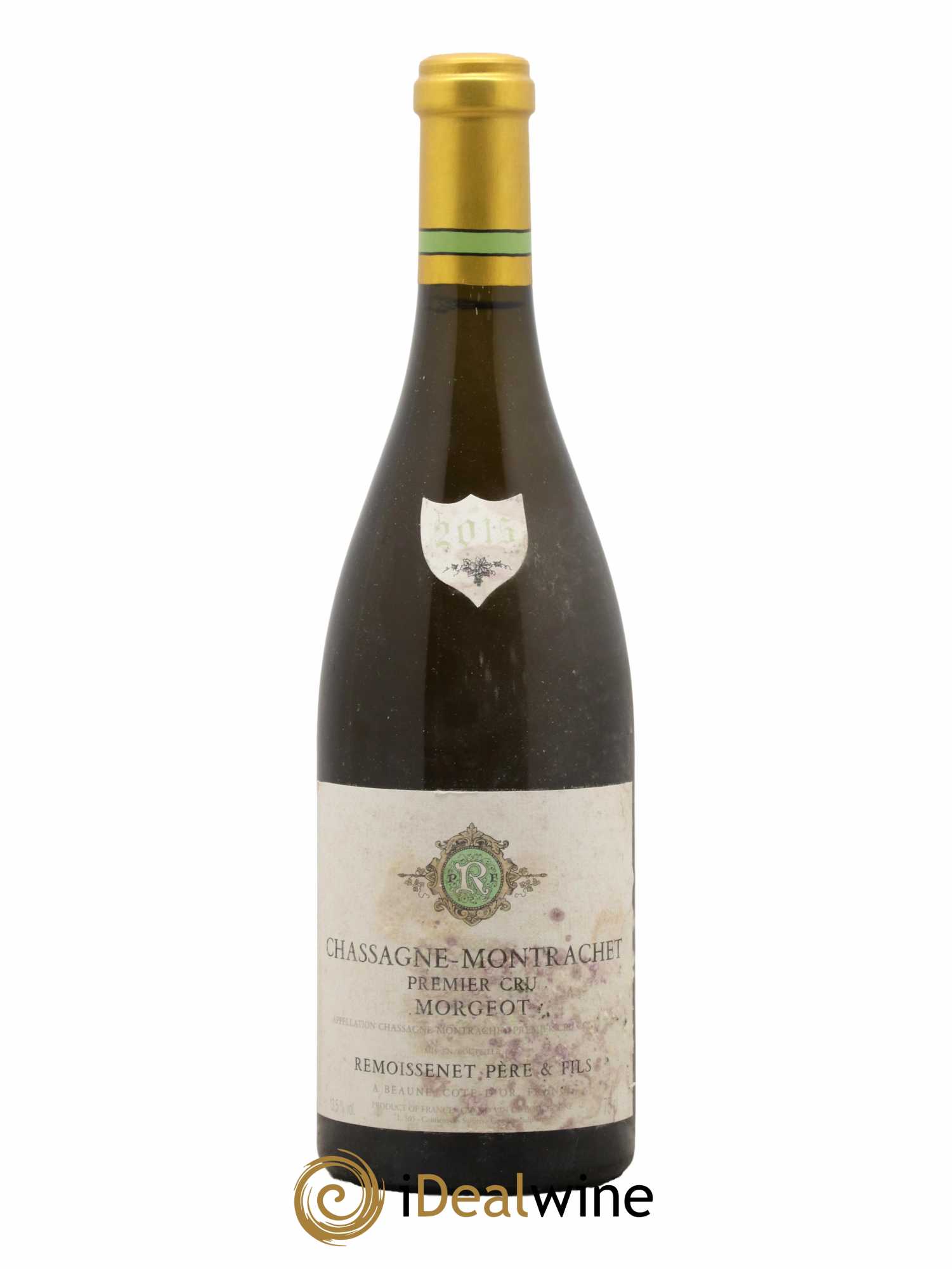 Chassagne-Montrachet 1er Cru Les Morgeots Domaine Remoissenet 2015 - Lot de 1 bouteille - 0