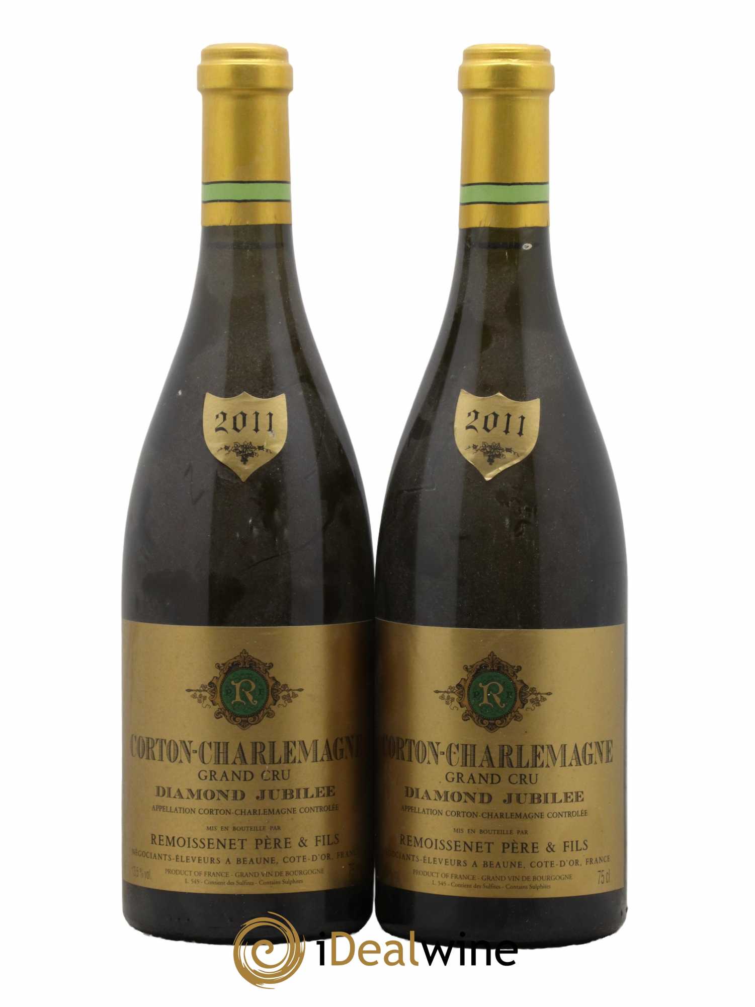 Corton-Charlemagne Grand Cru Diamond Jubile Domaine Remoissenet 2011 - Lot de 2 bouteilles - 0