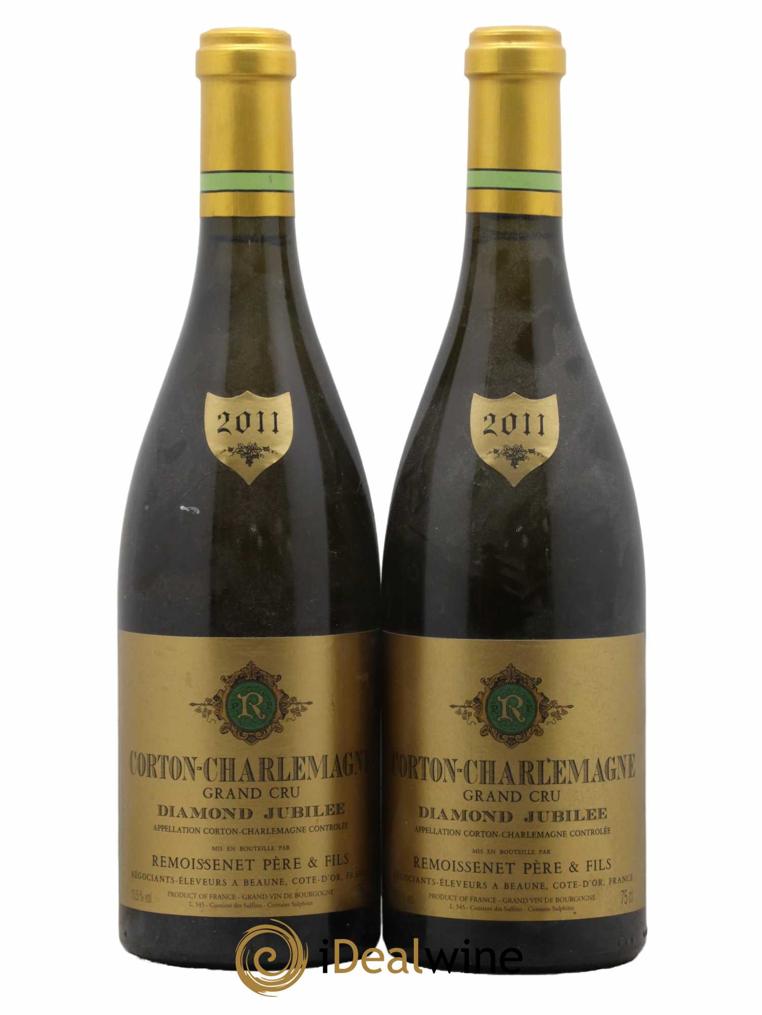 Corton-Charlemagne Grand Cru Diamond Jubile Domaine Remoissenet 2011 - Lot de 2 bouteilles - 0