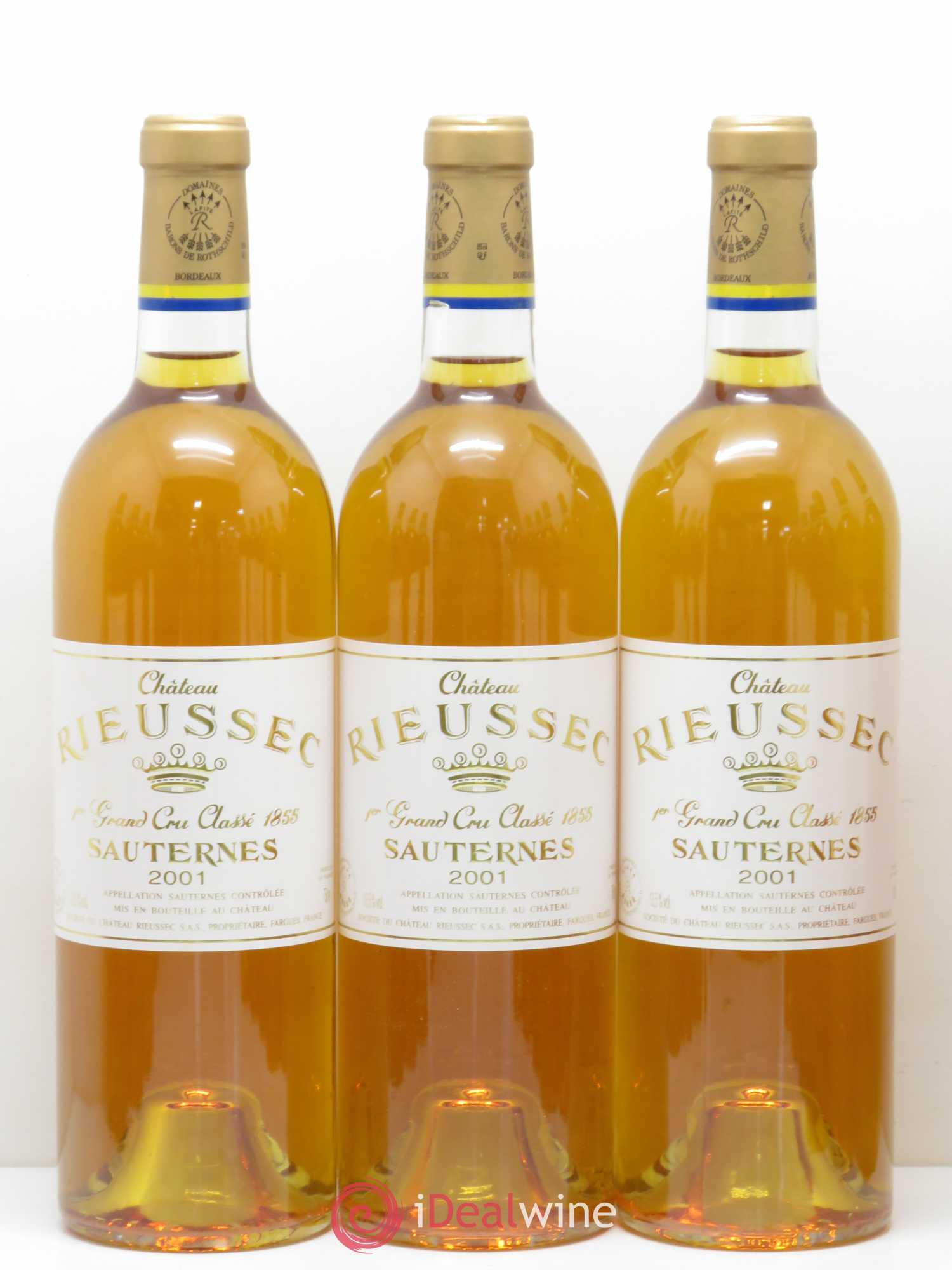 Château Rieussec 1er Grand Cru Classé 2001 - Lotto di 12 bottiglie - 1