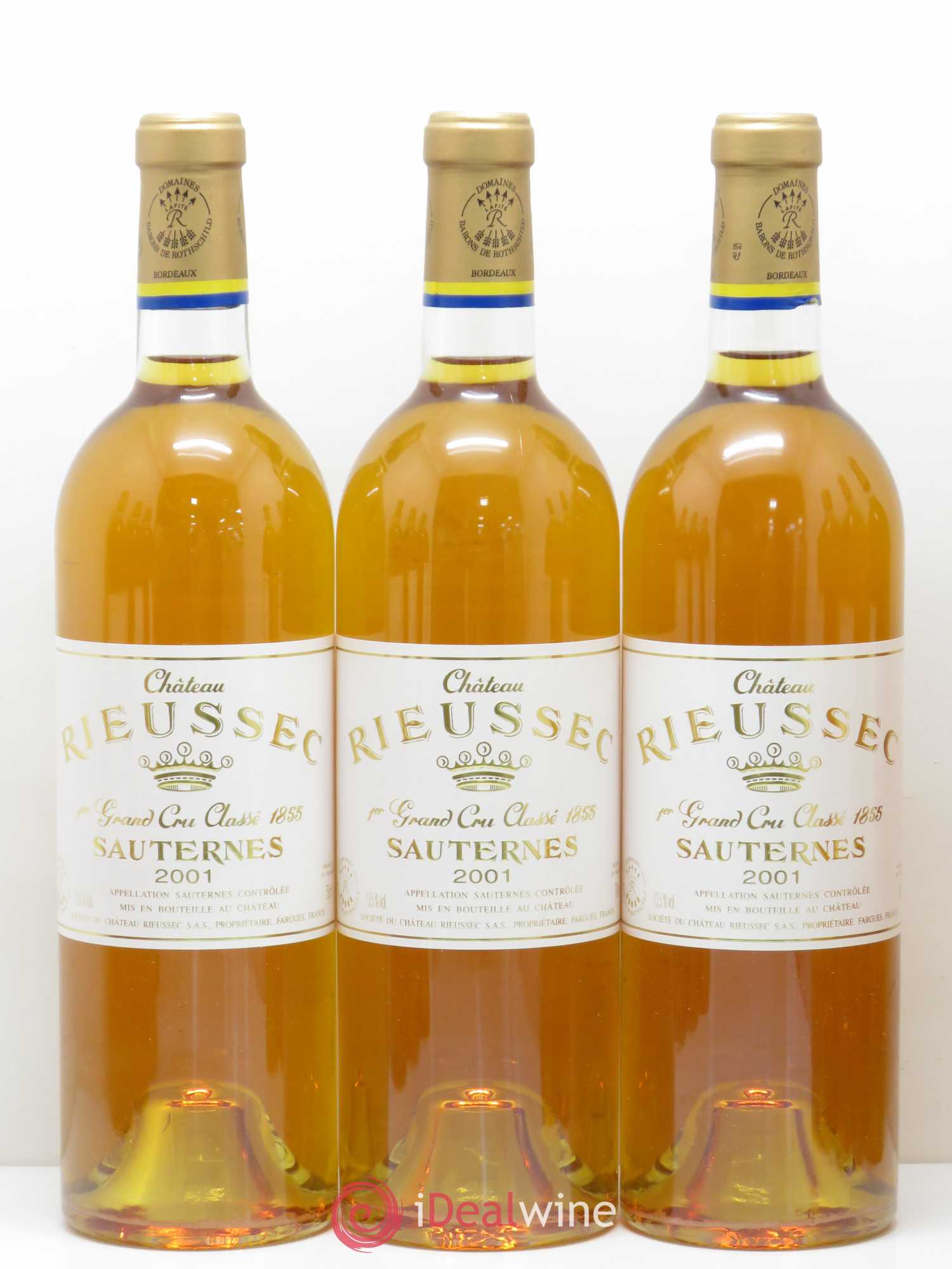 Château Rieussec 1er Grand Cru Classé 2001 - Lotto di 12 bottiglie - 2