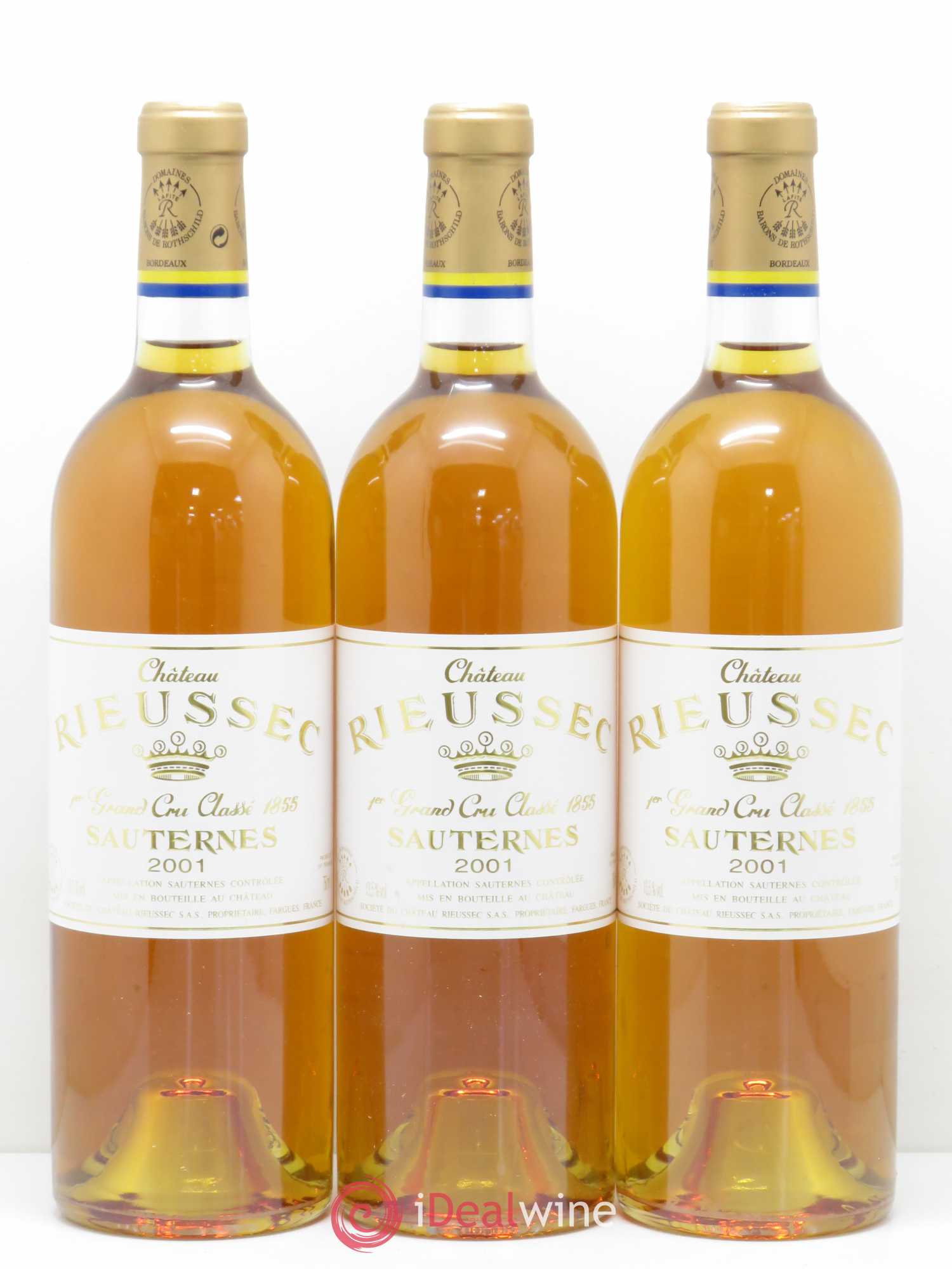 Château Rieussec 1er Grand Cru Classé 2001 - Lotto di 12 bottiglie - 4