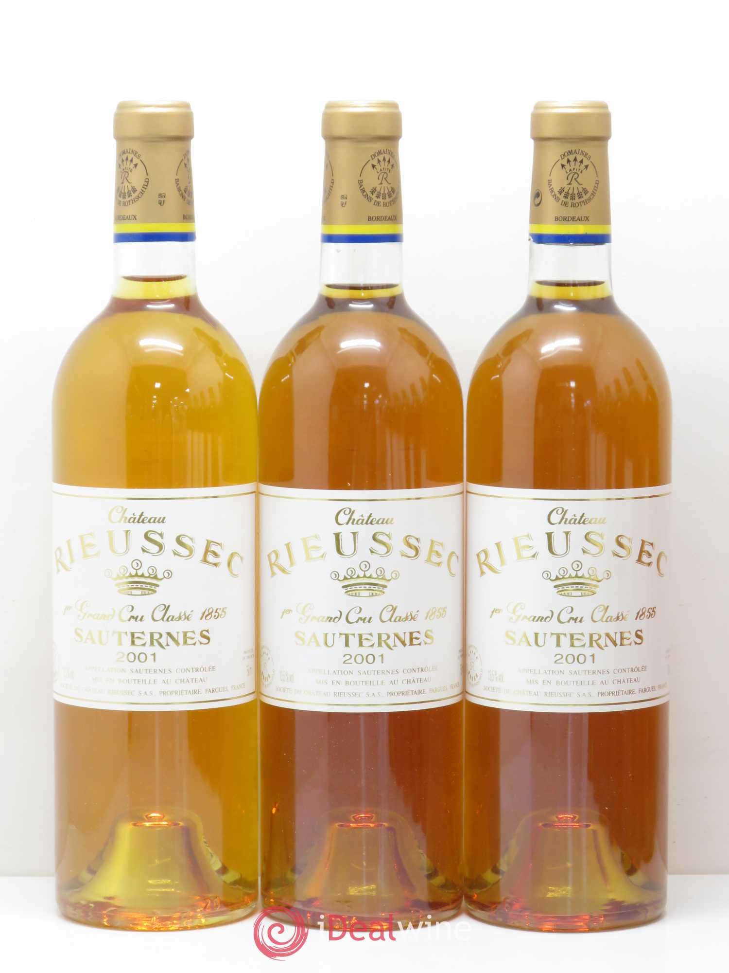Château Rieussec 1er Grand Cru Classé 2001 - Lotto di 12 bottiglie - 2