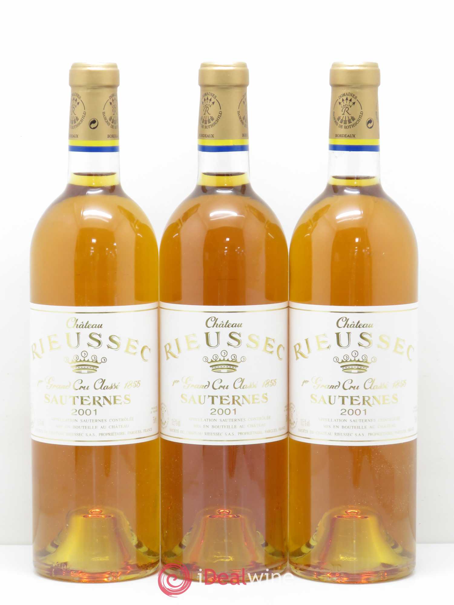 Château Rieussec 1er Grand Cru Classé 2001 - Lotto di 12 bottiglie - 4