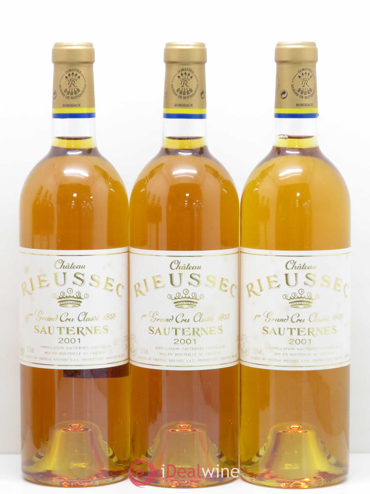 Château Rieussec 1er Grand Cru Classé 2001 - Lotto di 6 bottiglie - 1