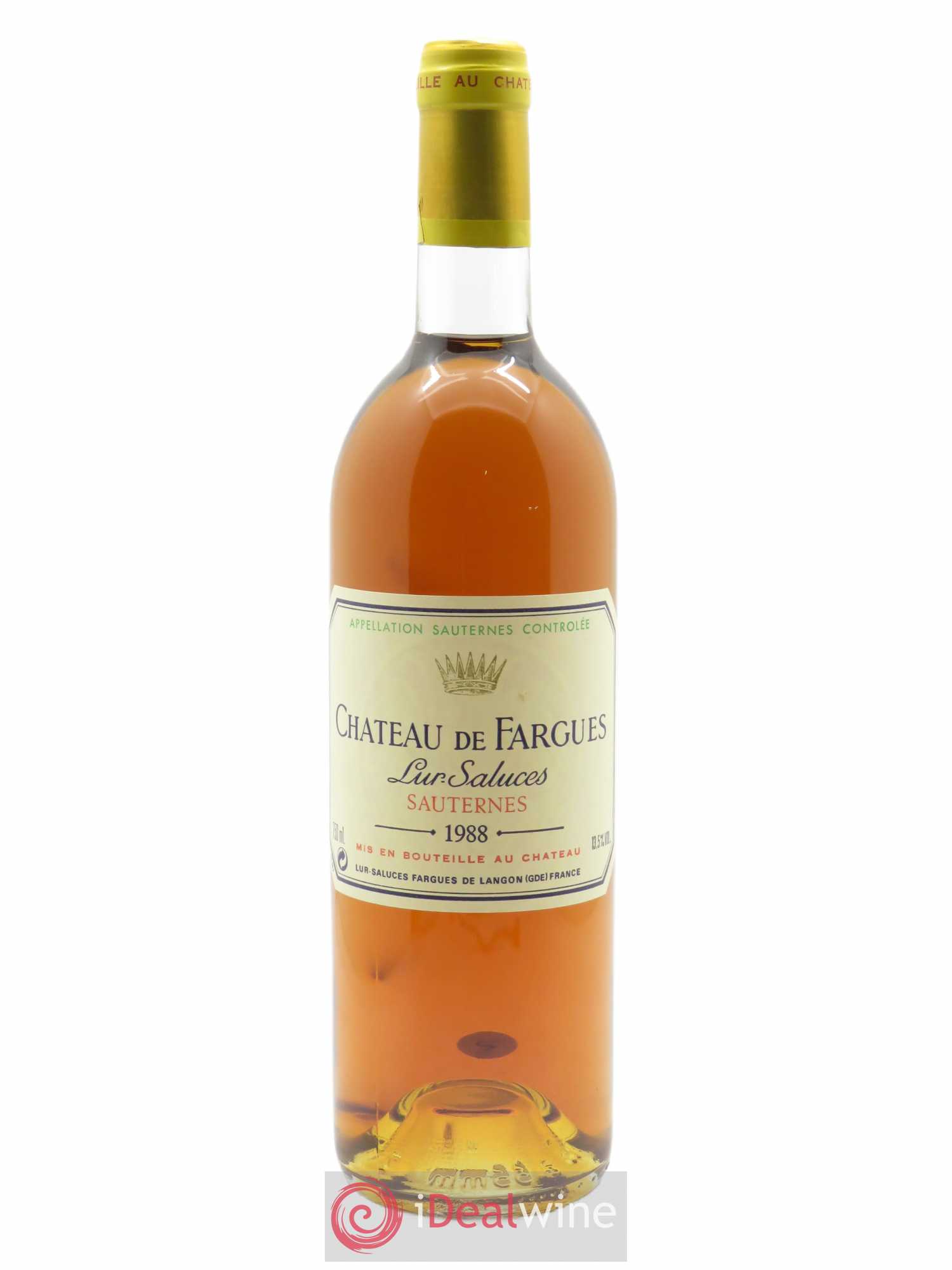 Château de Fargues 1988 - Lot de 1 bouteille - 0