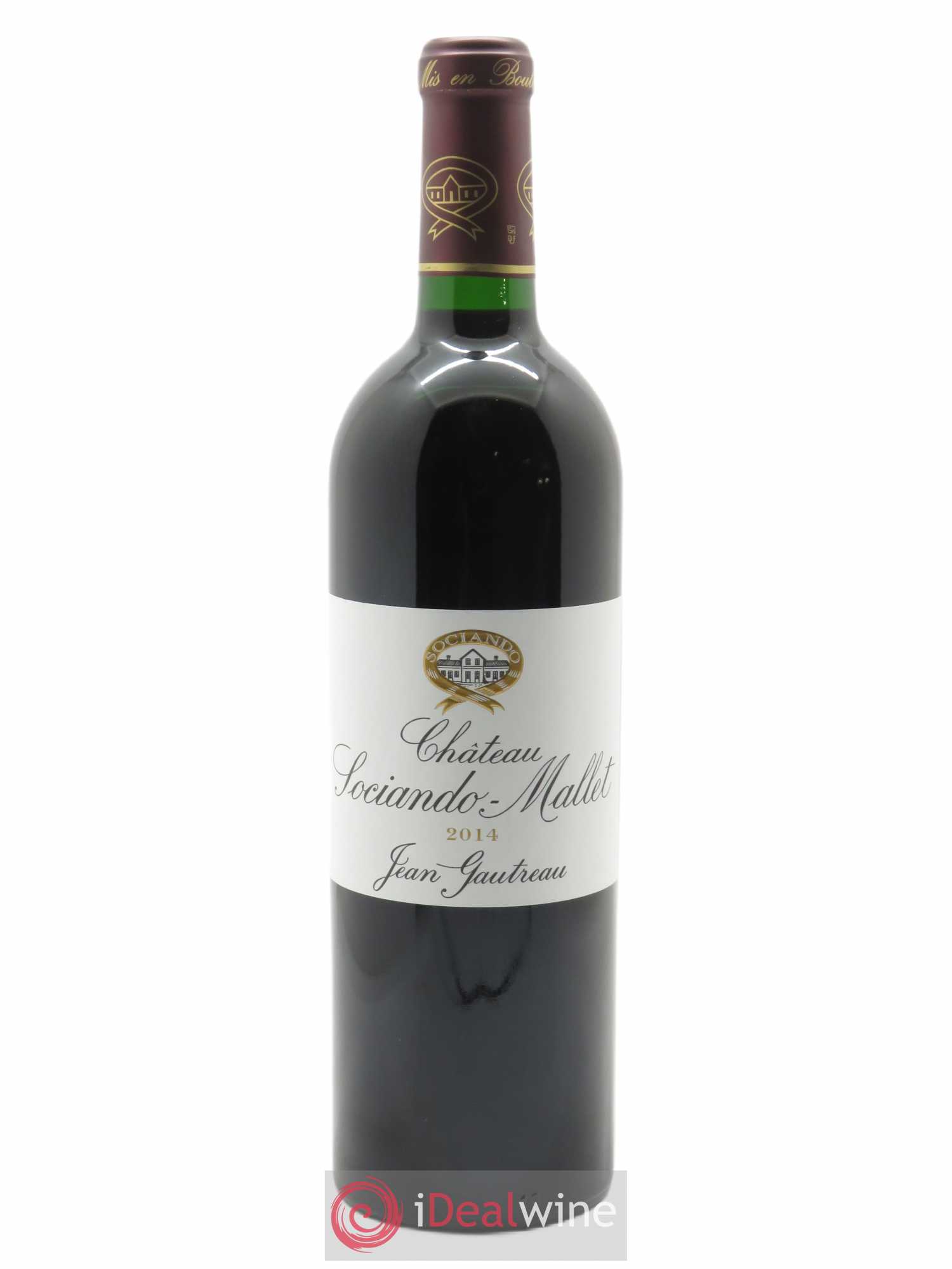 Château Sociando Mallet 2014 - Lot de 1 bouteille - 0