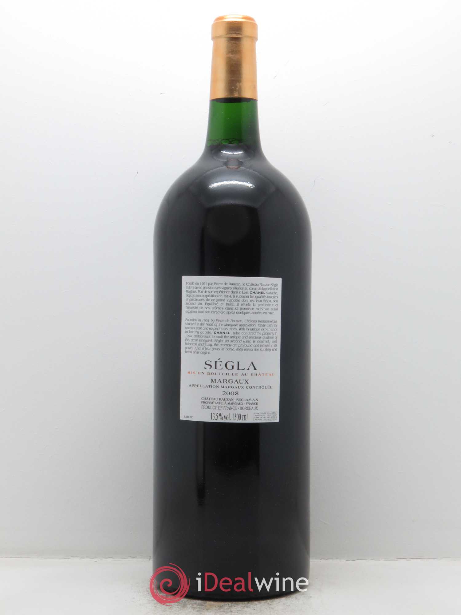 Ségla de Rauzan-Ségla 2008 - Lot de 1 magnum - 1