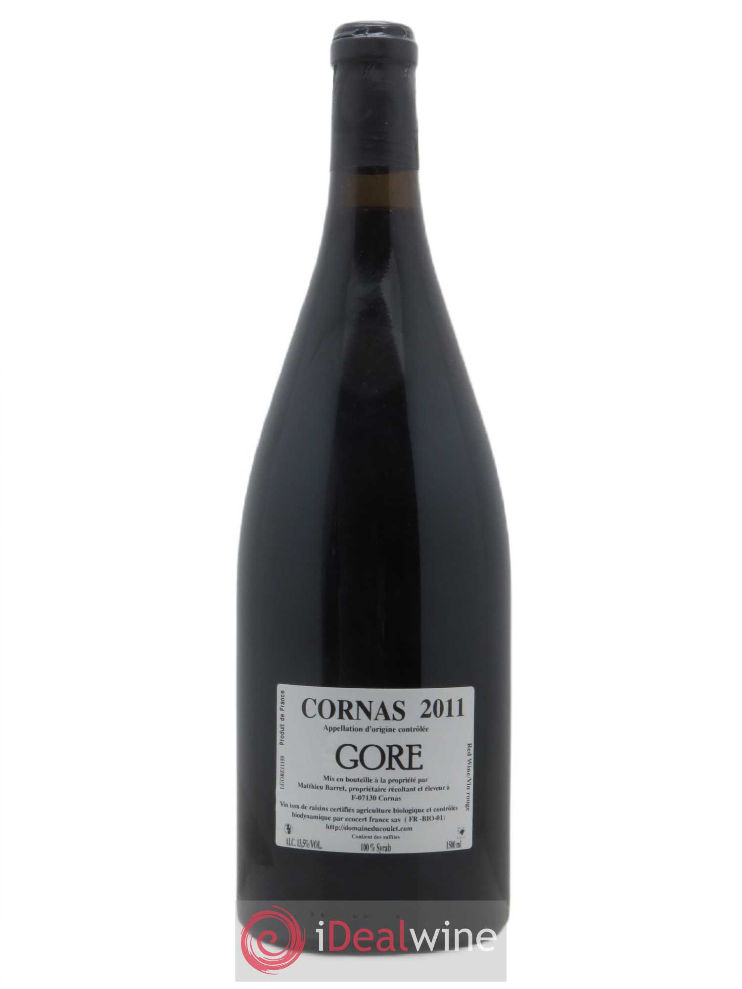 Cornas Ogre Coulet (Domaine du) - Matthieu Barret 2011 - Lot de 1 magnum - 1