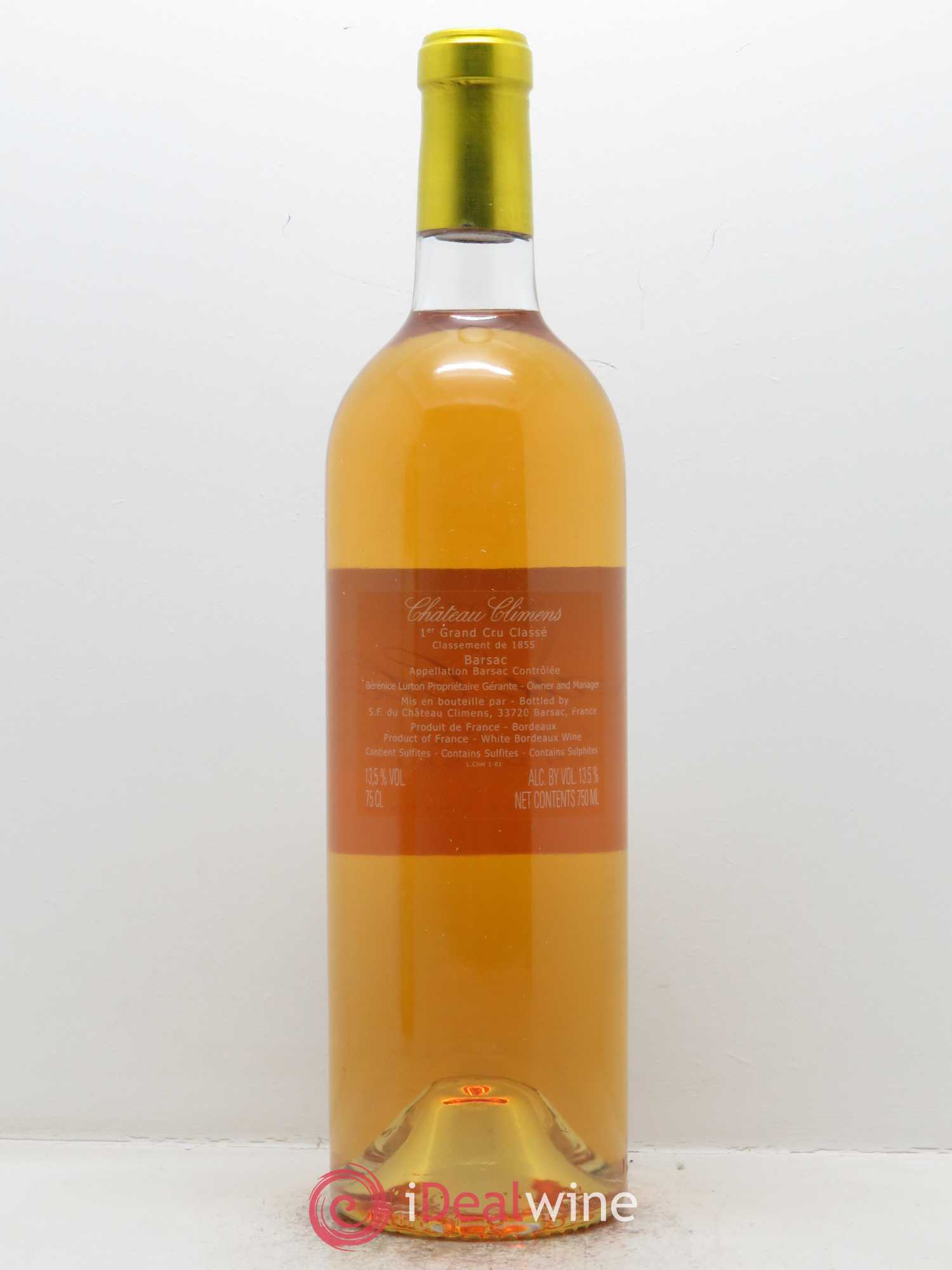 Château Climens 1er Grand Cru Classé 2007 - Lotto di 1 bottiglia - 1