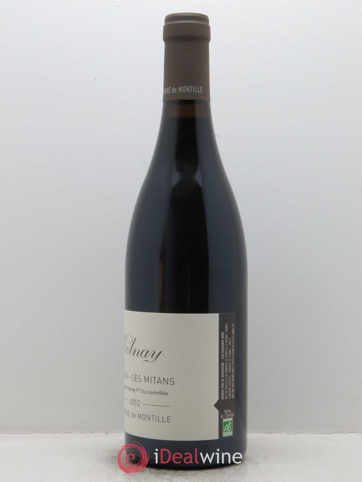 Volnay 1er Cru Les Mitans De Montille (Domaine) 2012 - Lot de 1 bouteille - 1