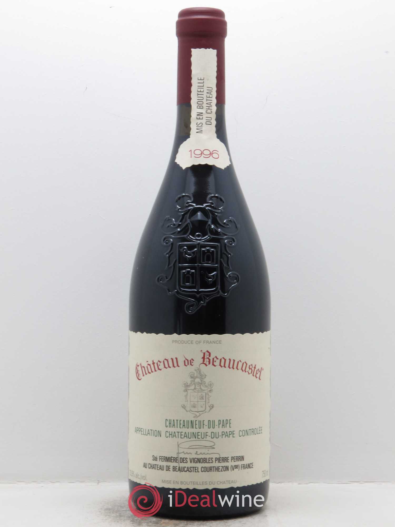 Châteauneuf-du-Pape Château de Beaucastel Famille Perrin 1996 - Lot de 1 bouteille - 0