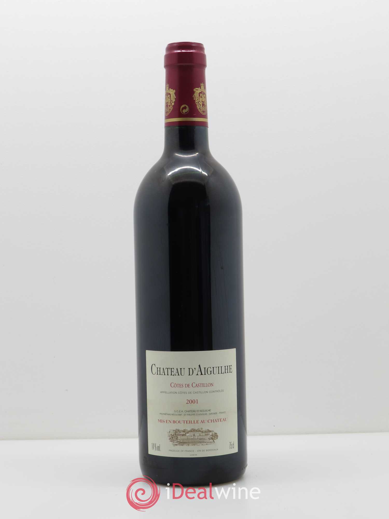 Château d' Aiguilhe 2001 - Lot de 1 bouteille - 1