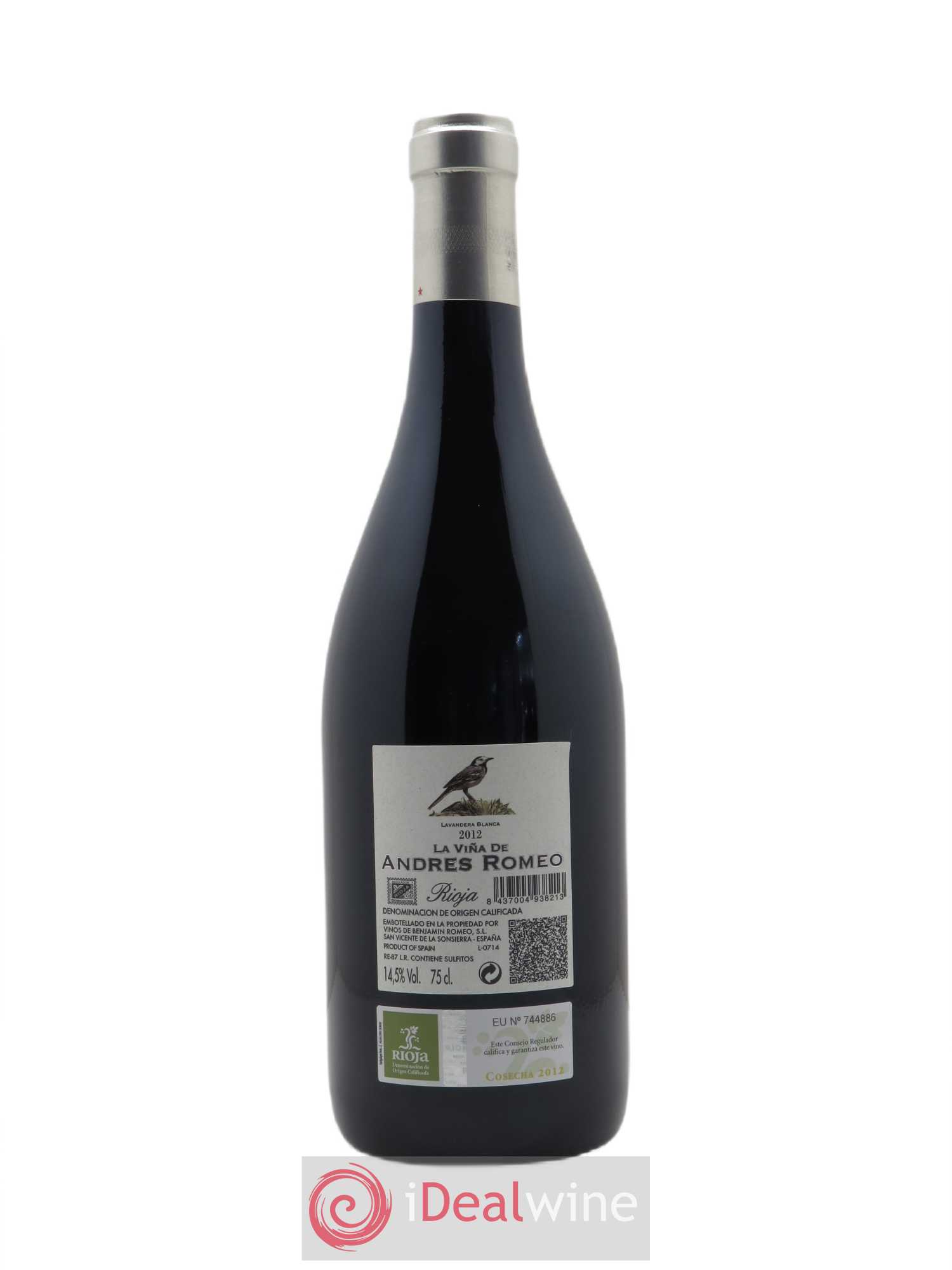 Rioja Bodega Contador DOCA La Vina de Andres Romeo Benjamin Romeo 2012 - Lot of 1 bottle - 1