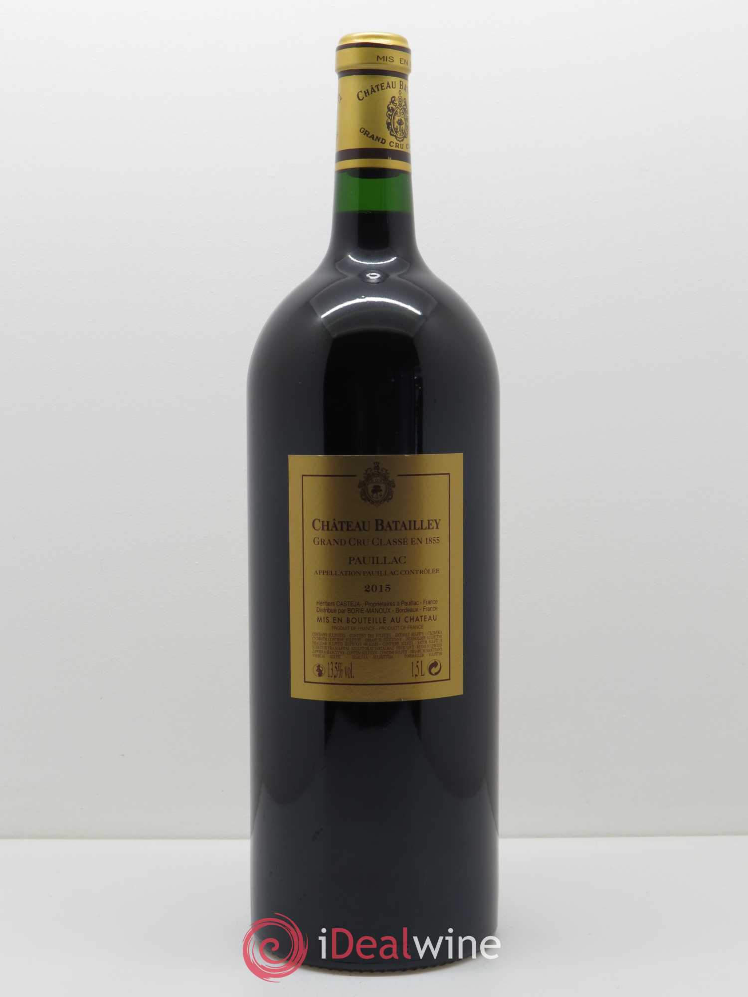 Château Batailley 5ème Grand Cru Classé 2015 - Lot de 1 magnum - 1