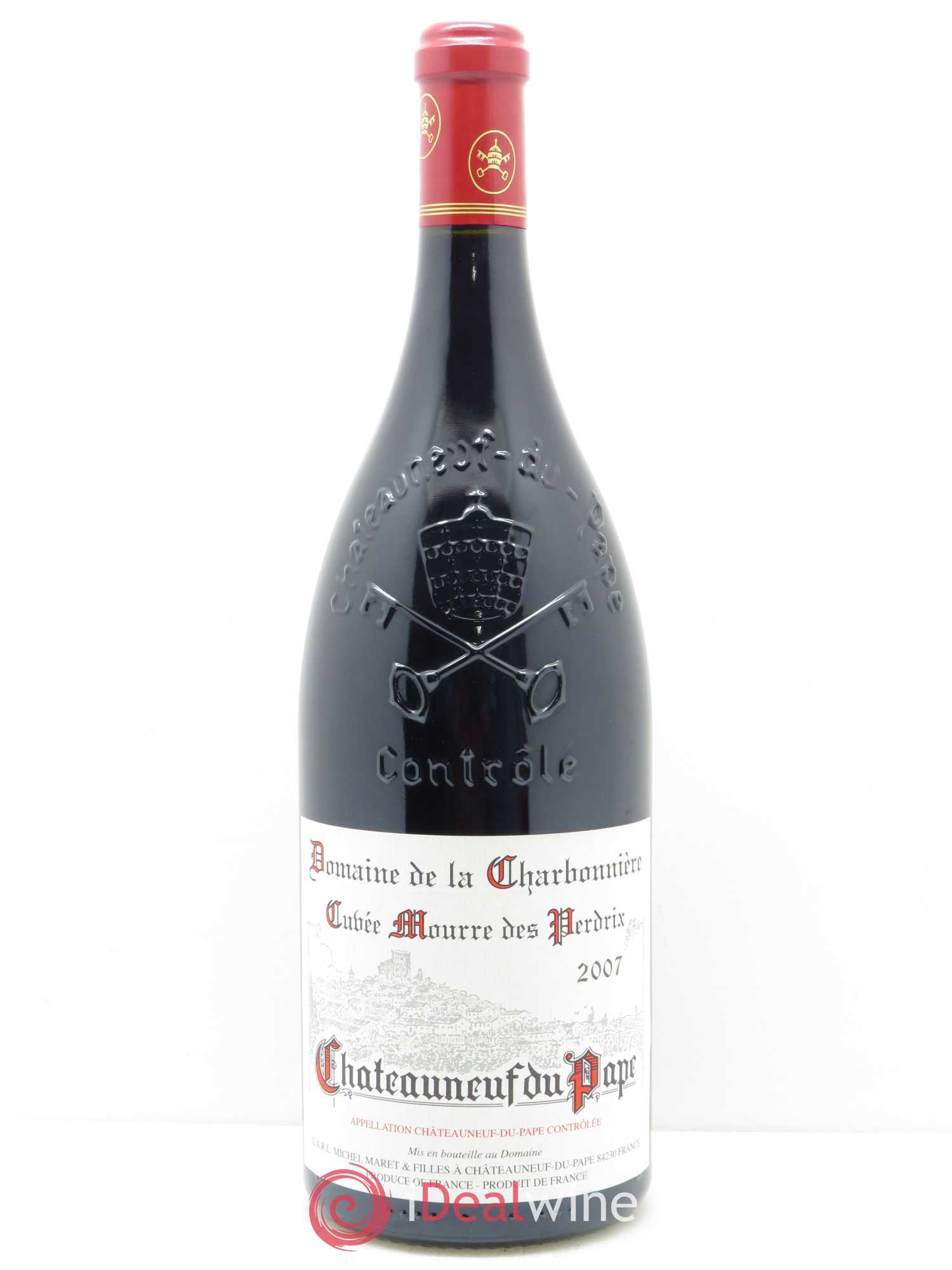Châteauneuf-du-Pape Cuvée Mourre des Perdrix Charbonnière (Domaine de la) 2007 - Lot de 1 magnum - 0