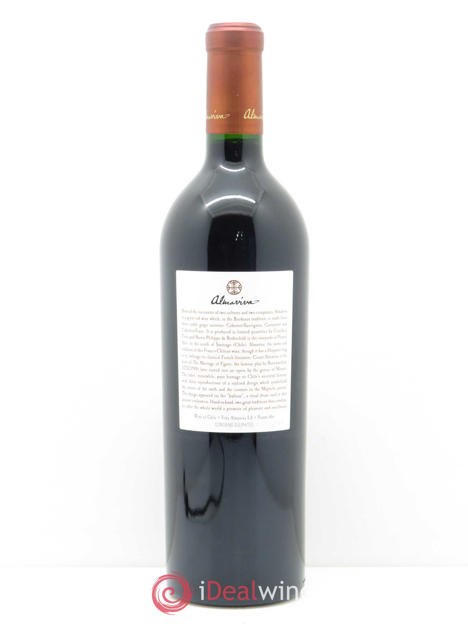 Chili Almaviva Baron P. de Rothschild Concha y Toro 2016 - Lot de 1 bouteille - 1