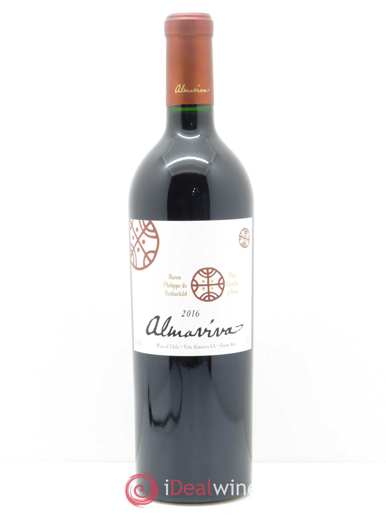 Chili Almaviva Baron P. de Rothschild Concha y Toro 2016 - Lot de 1 bouteille - 0