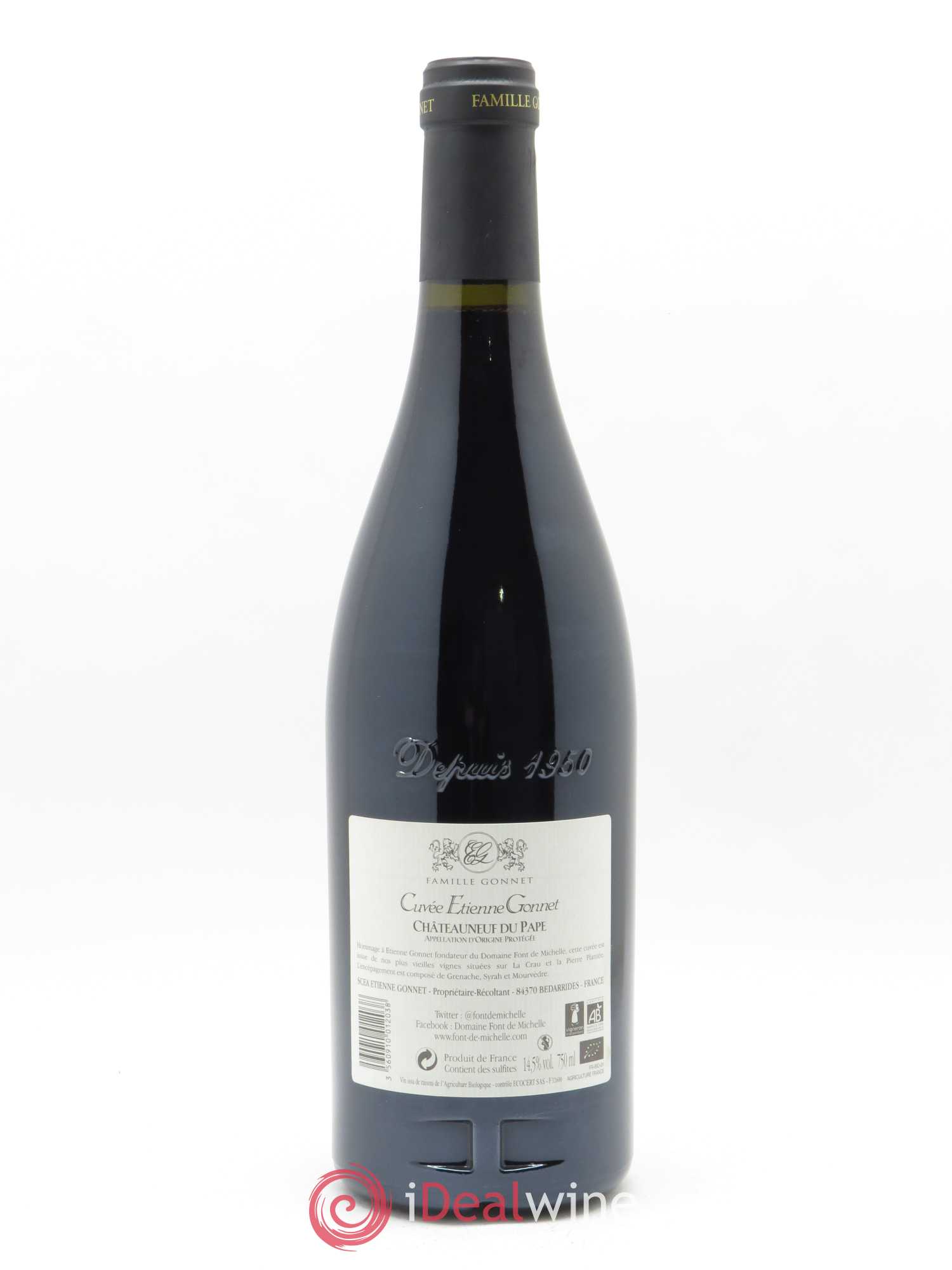 Châteauneuf-du-Pape Domaine Font de Michelle Cuvée Etienne Gonnet Famille Gonnet 2016 - Lot of 1 bottle - 1