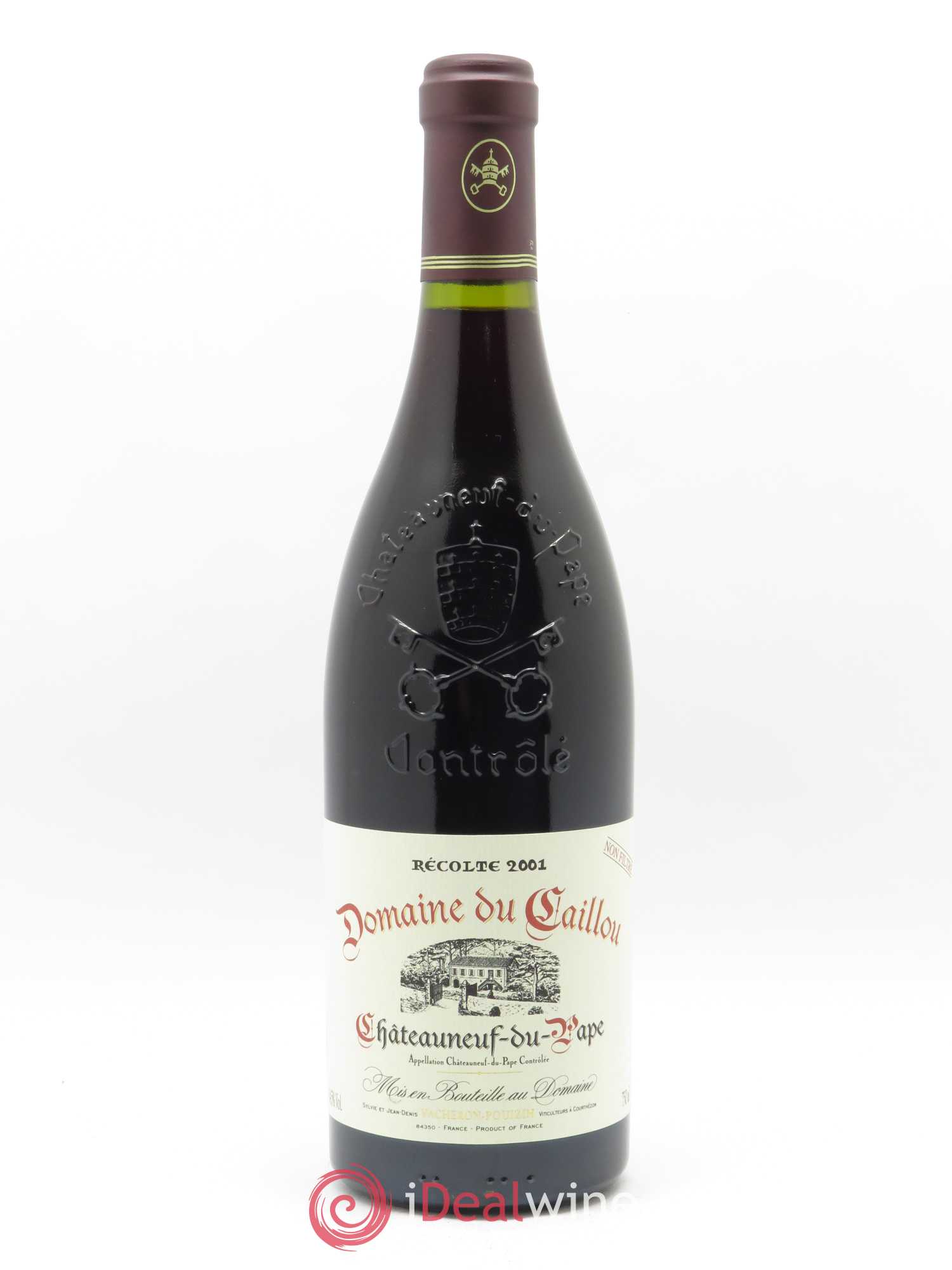 Châteauneuf-du-Pape Domaine Le Clos Du Caillou 2001 - Lot de 1 bouteille - 0