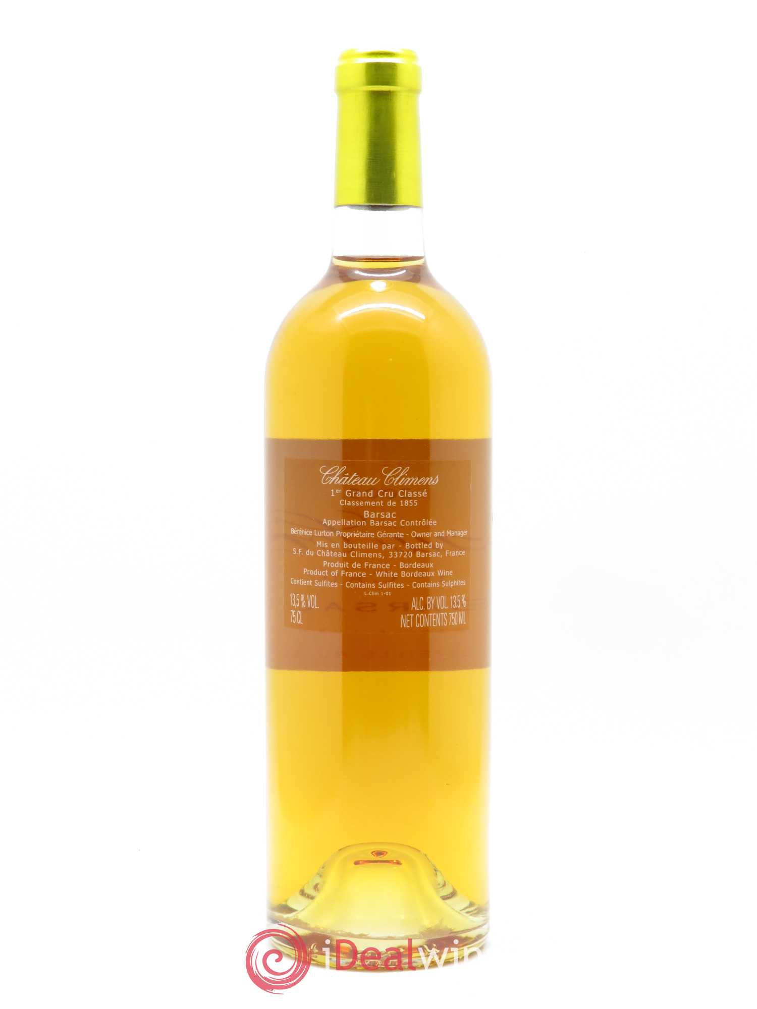 Château Climens 1er Grand Cru Classé 2005 - Lotto di 1 bottiglia - 1