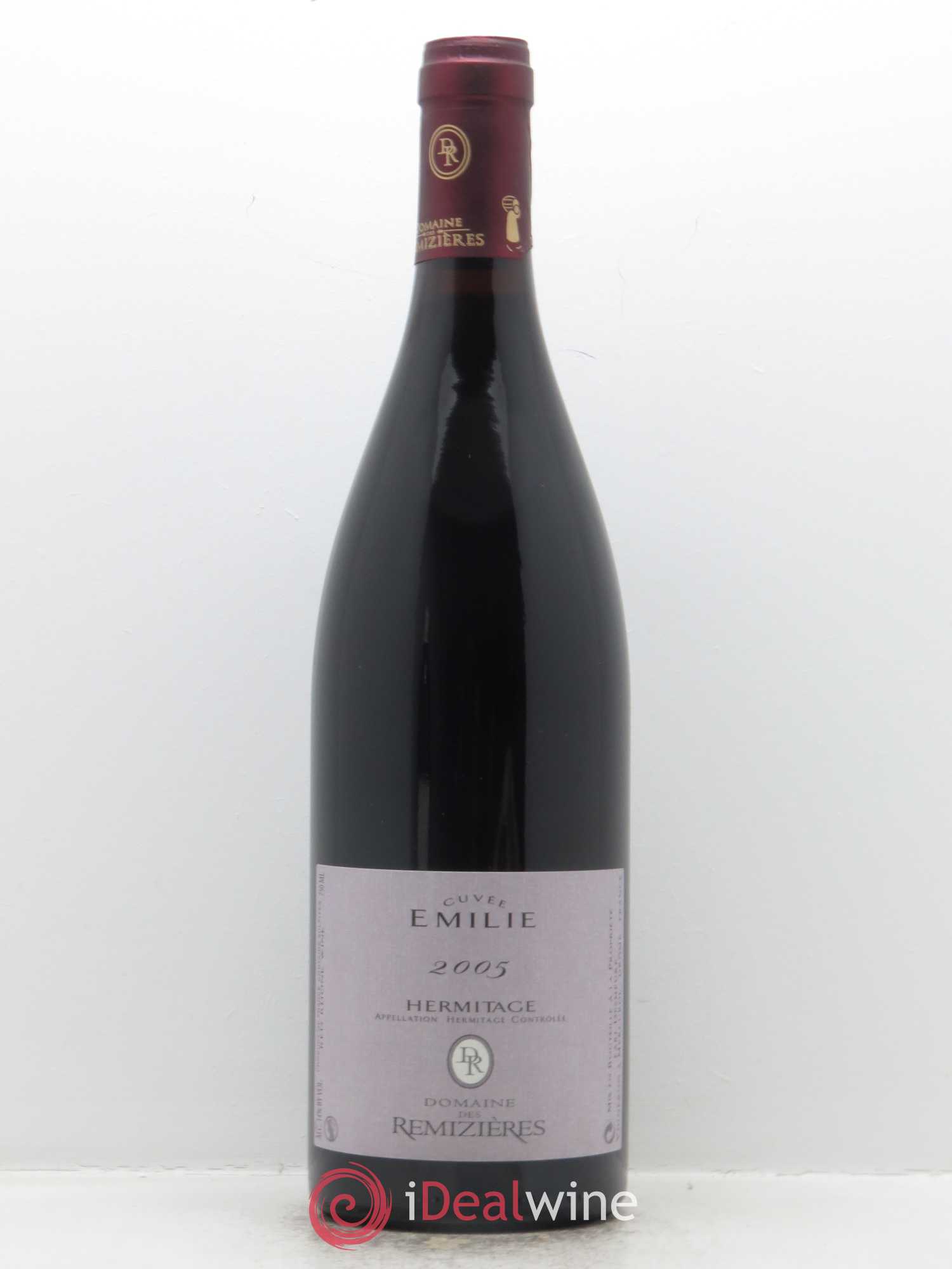 Hermitage Cuvée Emilie Rémizières (Domaine des) 2005 - Lot de 1 bouteille - 0