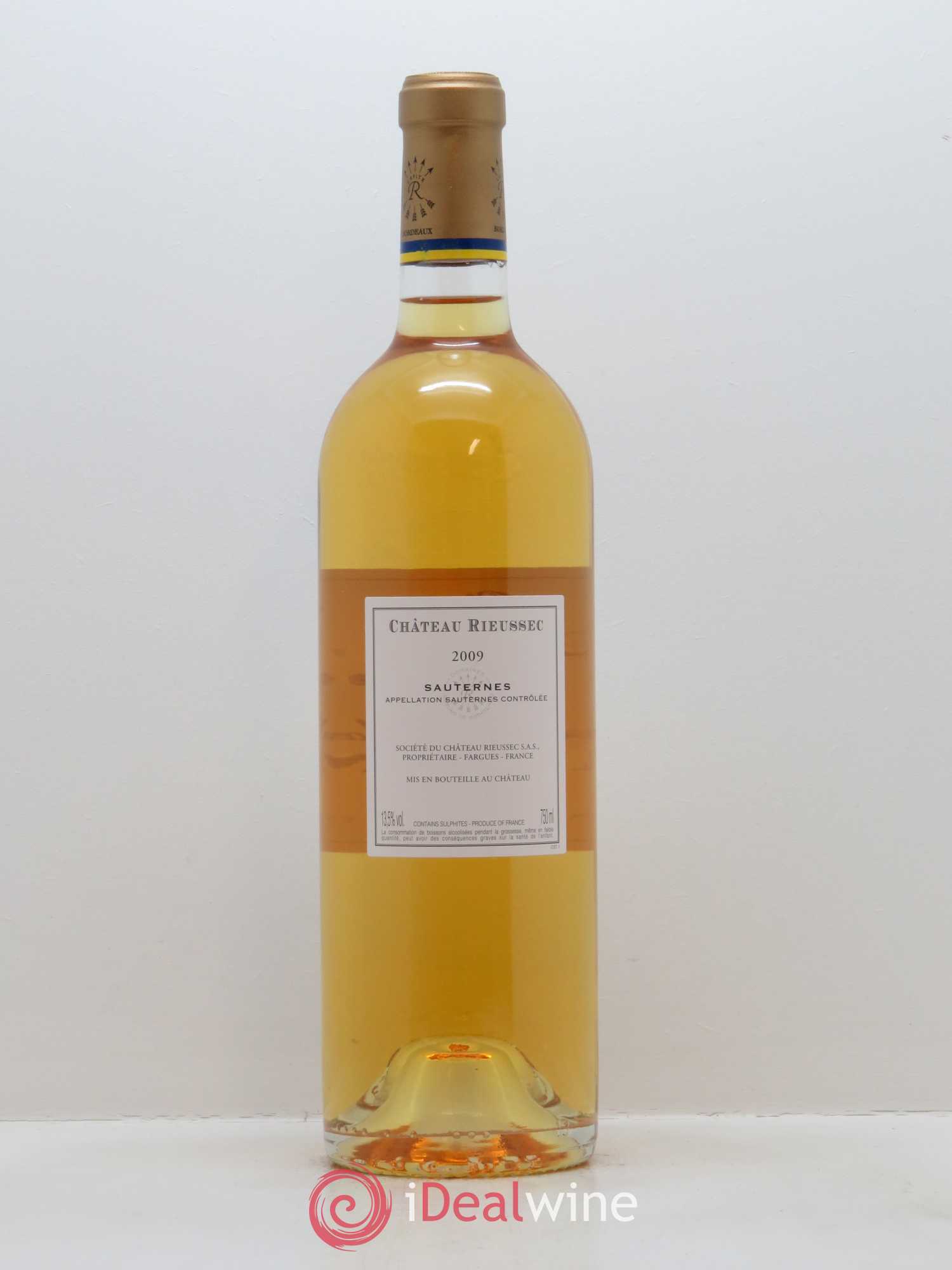 Château Rieussec 1er Grand Cru Classé 2009 - Posten von 1 Flasche - 1