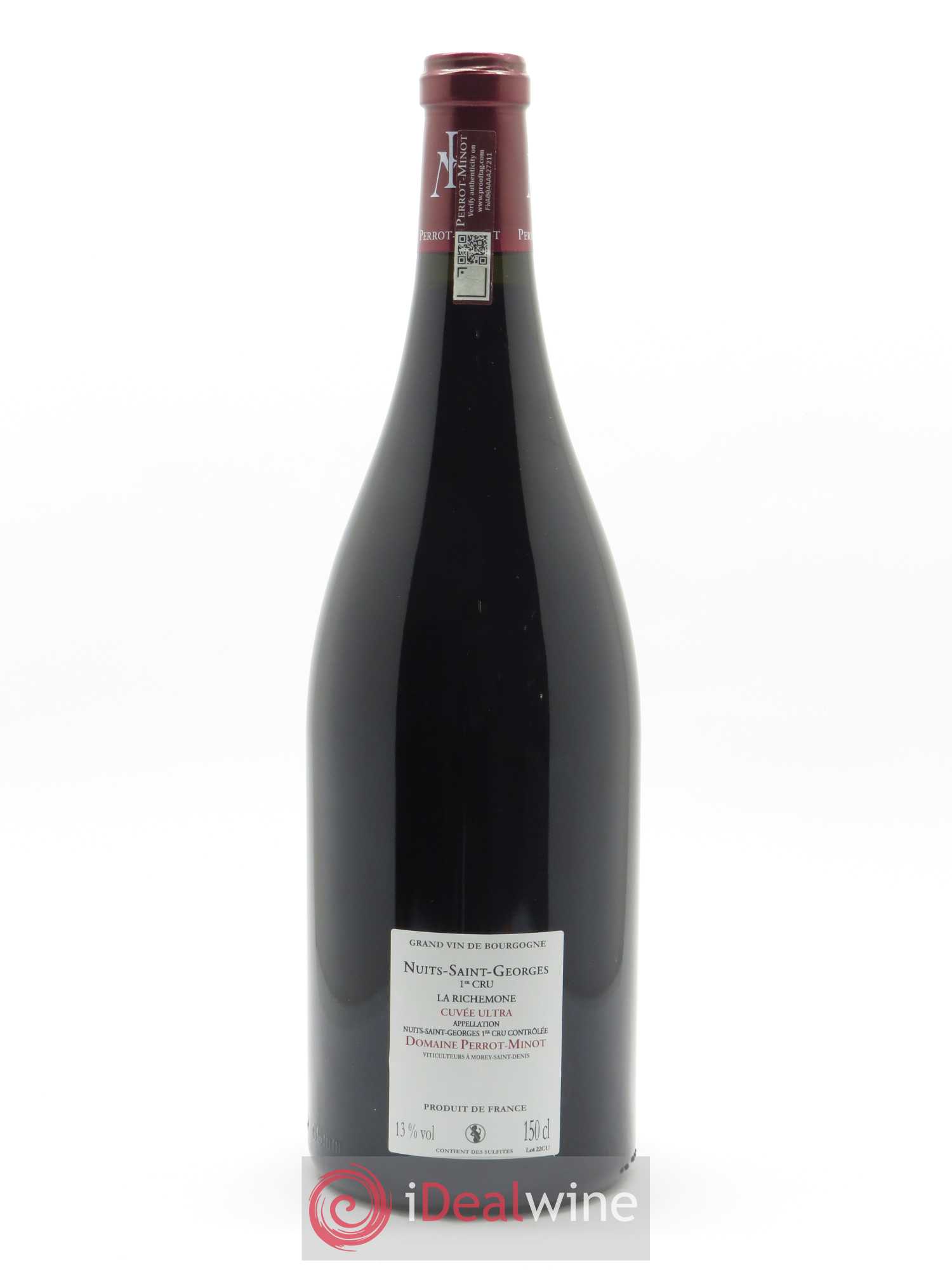 Nuits-Saint-Georges 1er Cru La Richemone Cuvée Ultra Vieilles Vignes Perrot-Minot 2015 - Lot de 1 magnum - 2