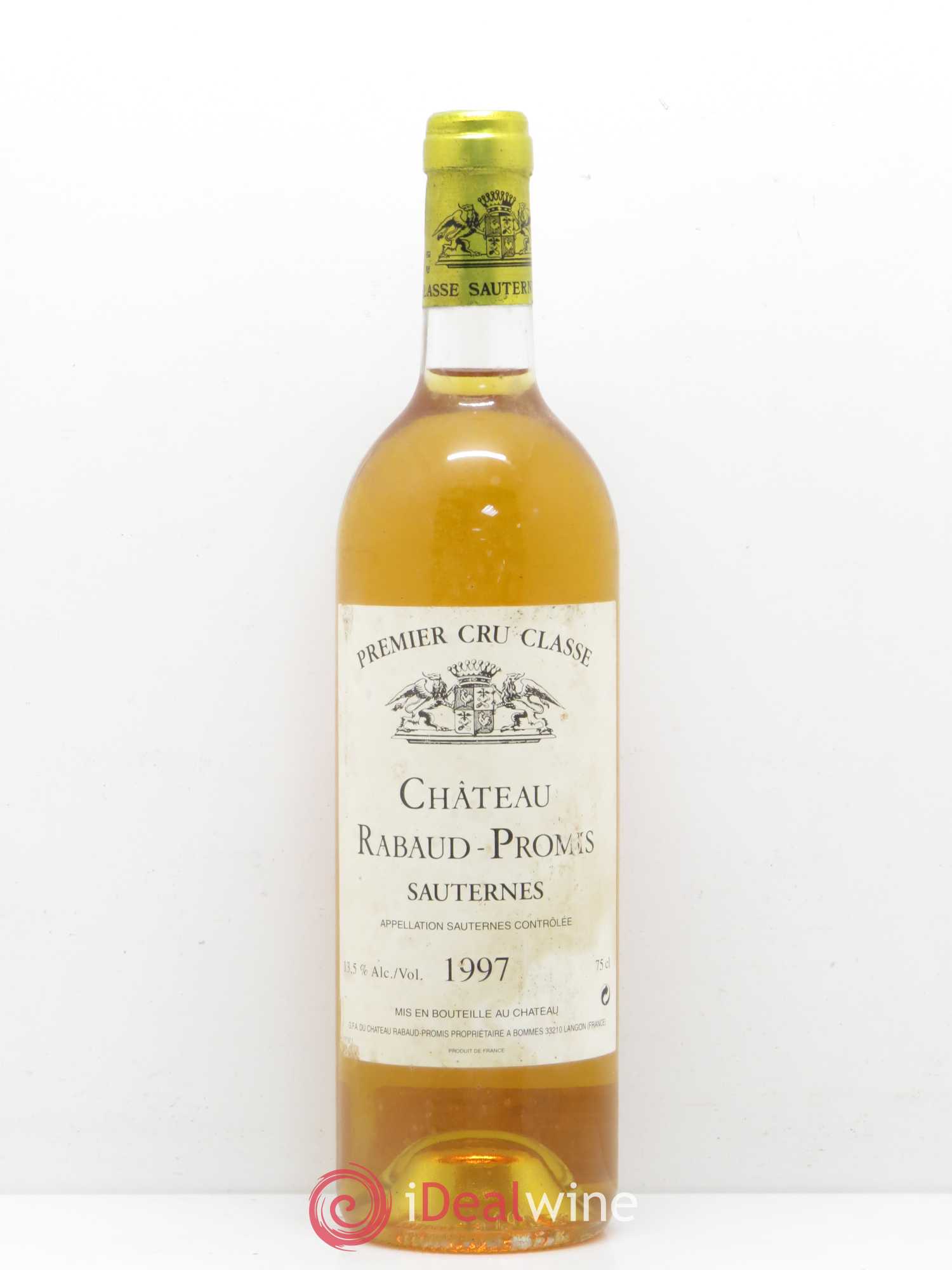 Château Rabaud Promis 1er Grand Cru Classé 1997 - Posten von 1 Flasche - 0