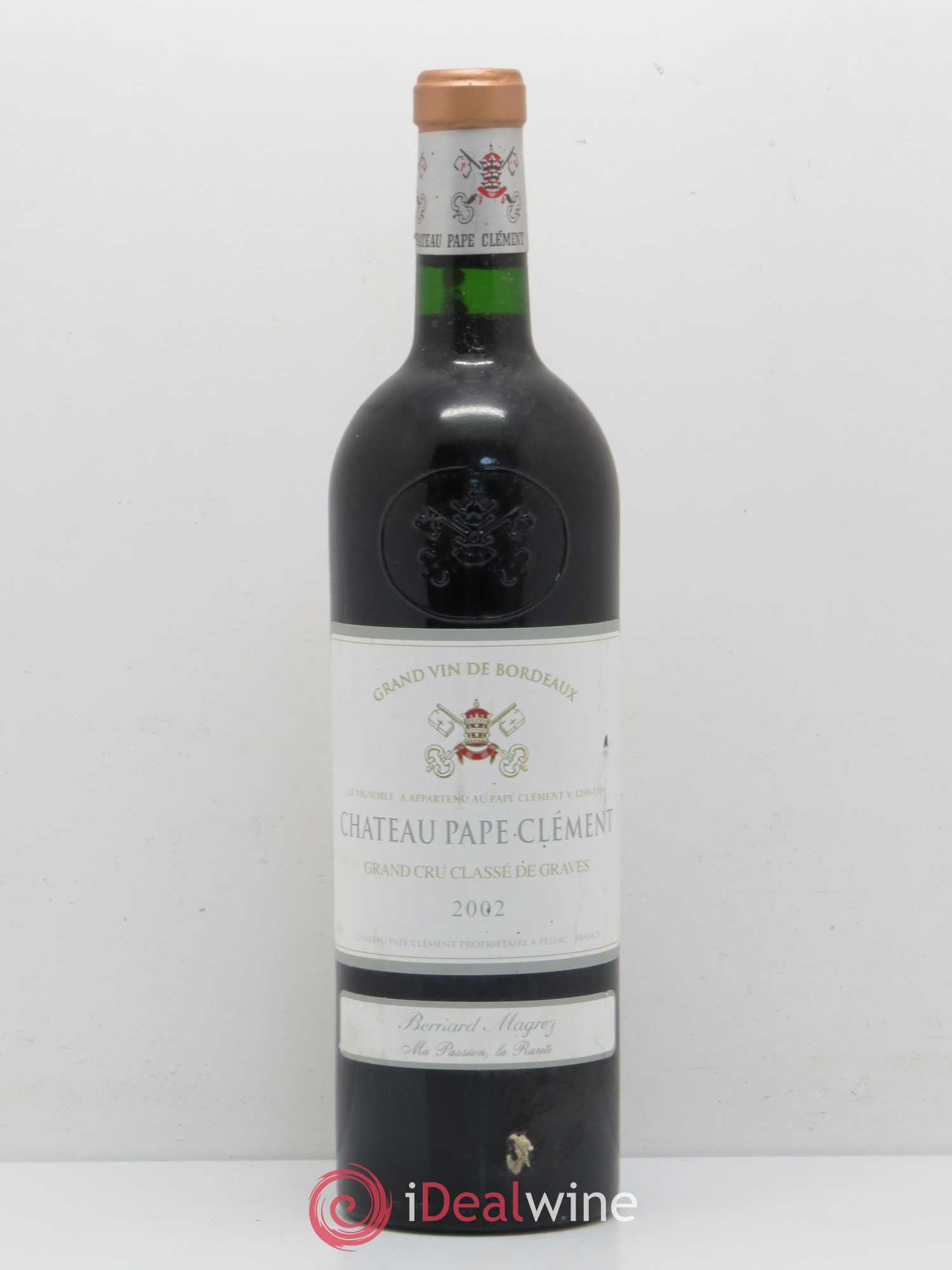 Château Pape Clément Cru Classé de Graves 2002 - Lot de 1 bouteille - 0