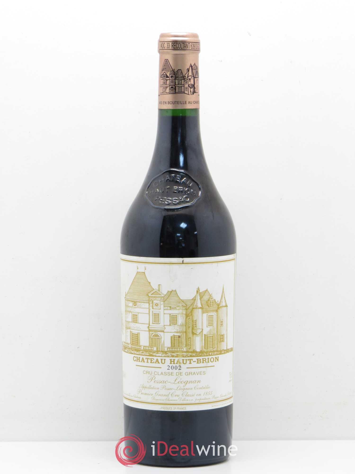 Château Haut Brion 1er Grand Cru Classé 2002 - Lot de 1 bouteille - 0