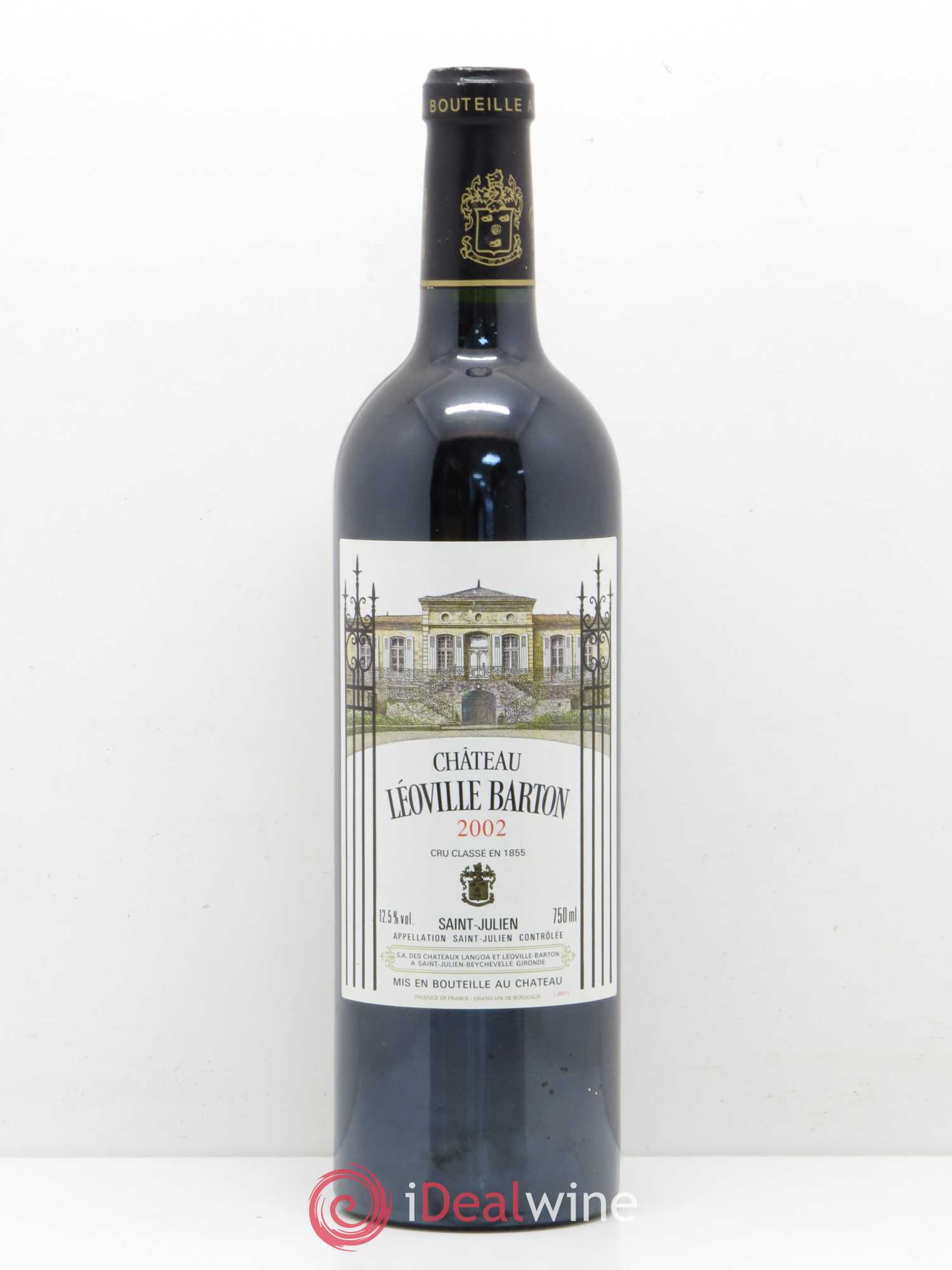 Château Léoville Barton 2ème Grand Cru Classé 2002 - Lot de 1 bouteille - 0