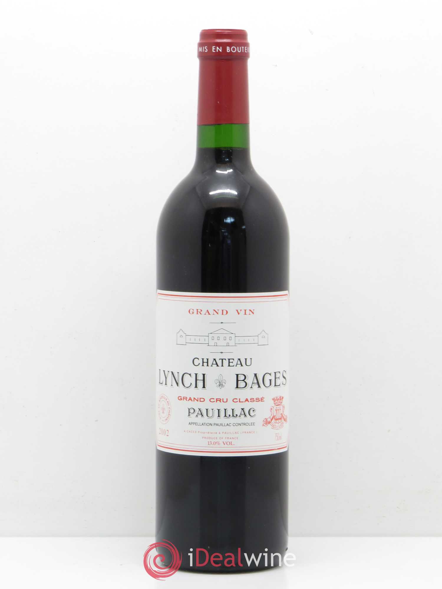 Château Lynch Bages 5ème Grand Cru Classé 2002 - Lot de 1 bouteille - 0