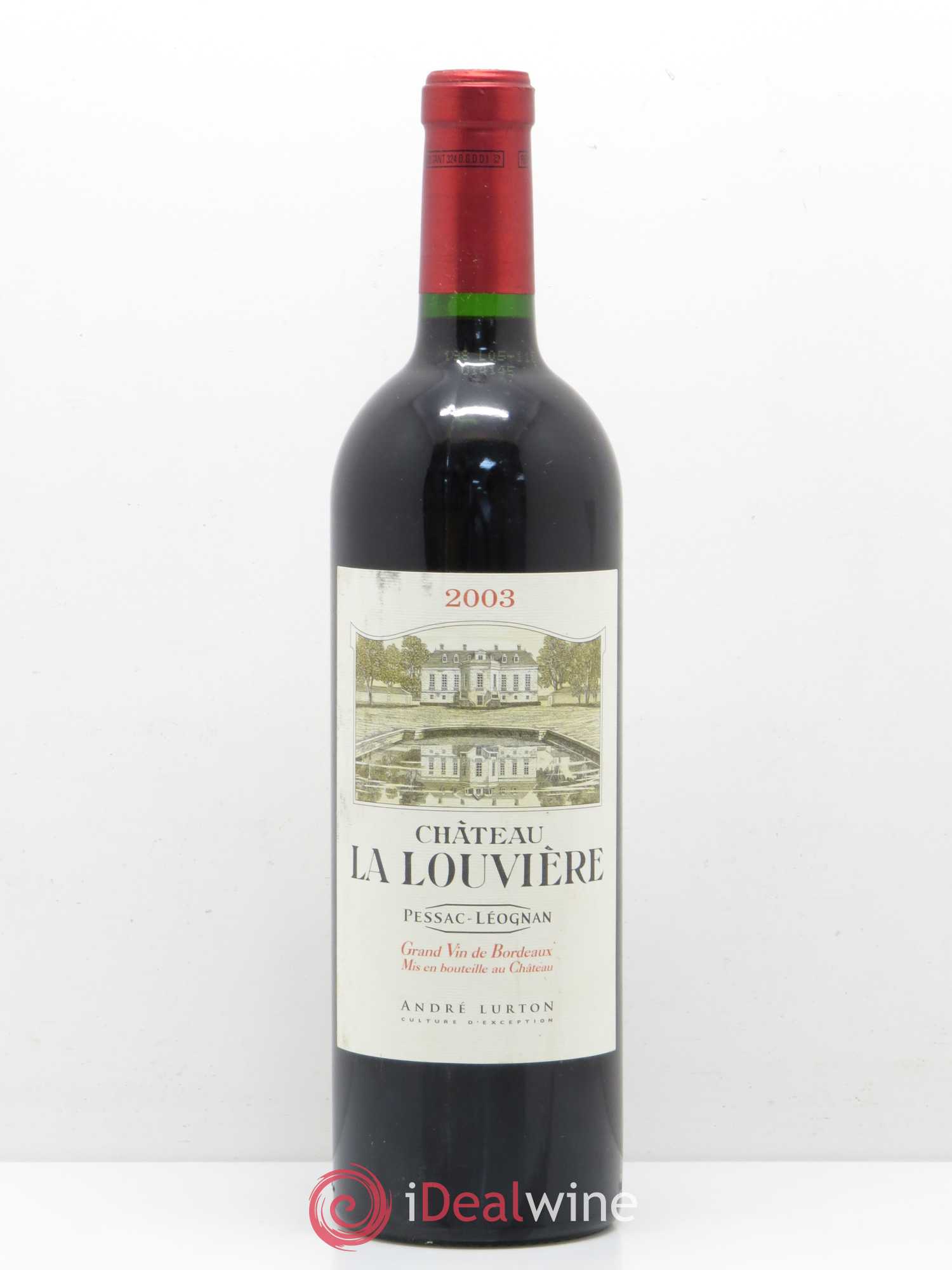 Château la Louvière 2003 - Lot de 1 bouteille - 0