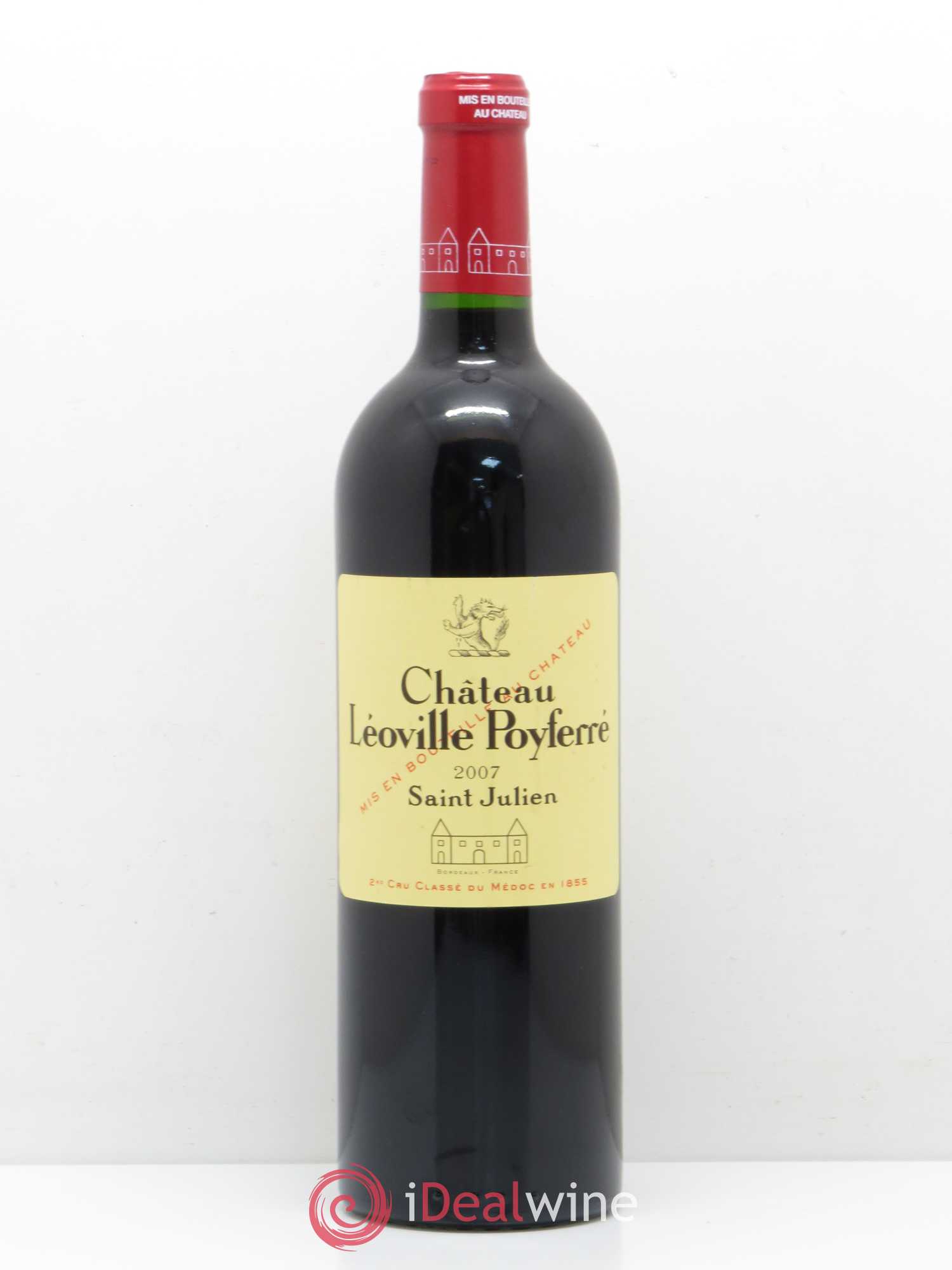 Château Léoville Poyferré 2ème Grand Cru Classé 2007 - Lot de 1 bouteille - 0