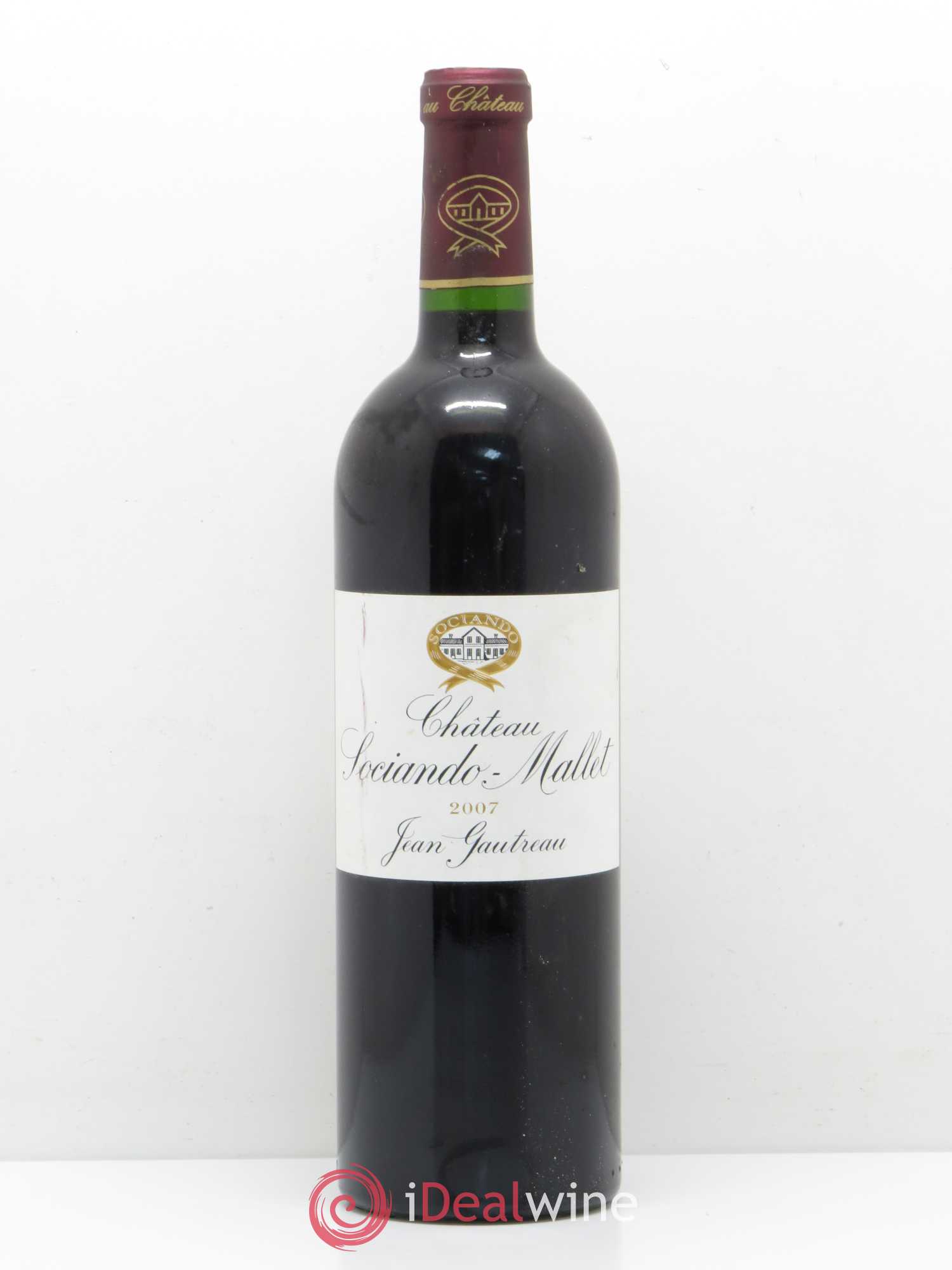 Château Sociando Mallet 2007 - Lot de 1 bouteille - 0