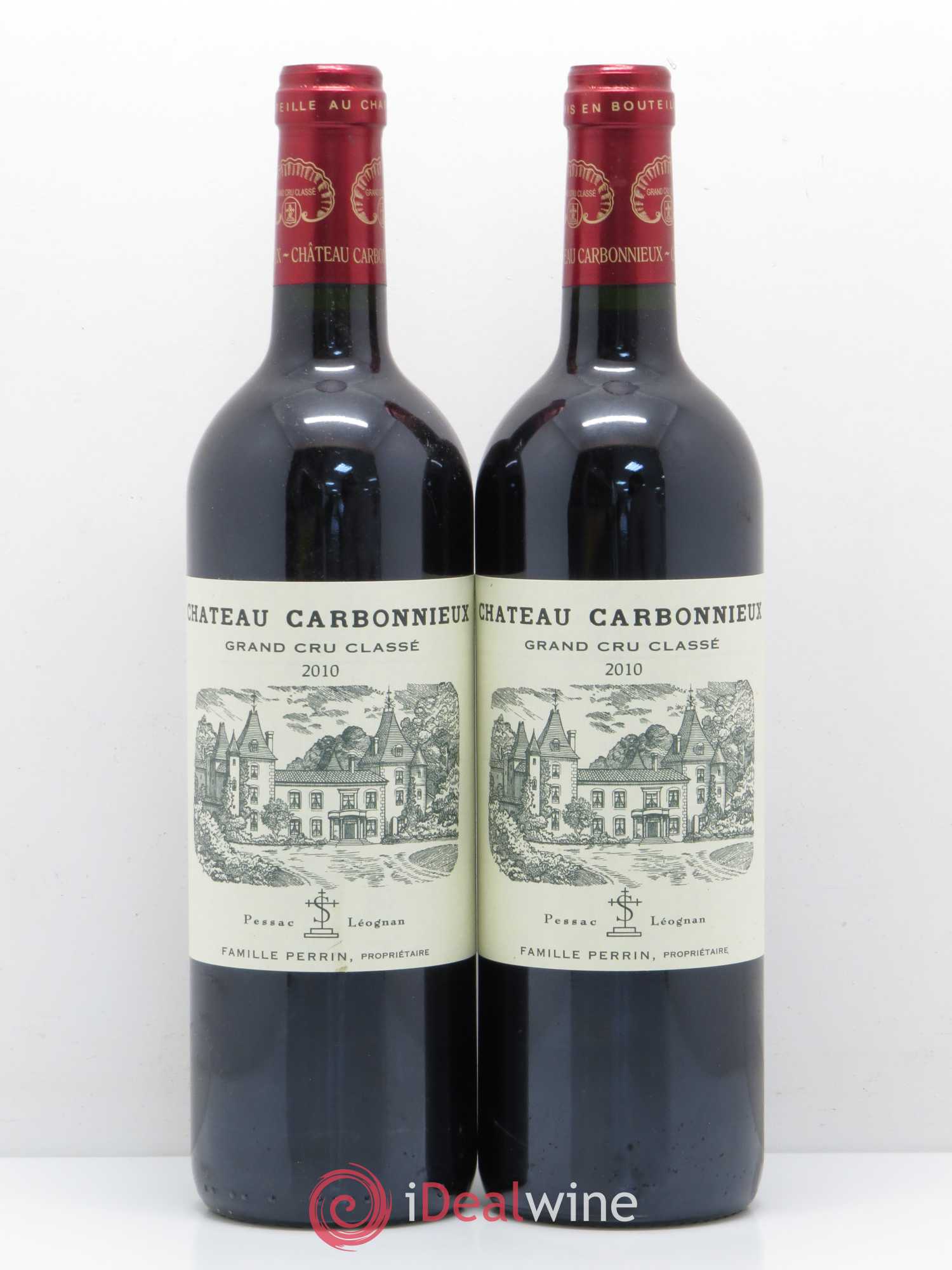 Château Carbonnieux Cru Classé de Graves 2010 - Lot de 2 bouteilles - 0
