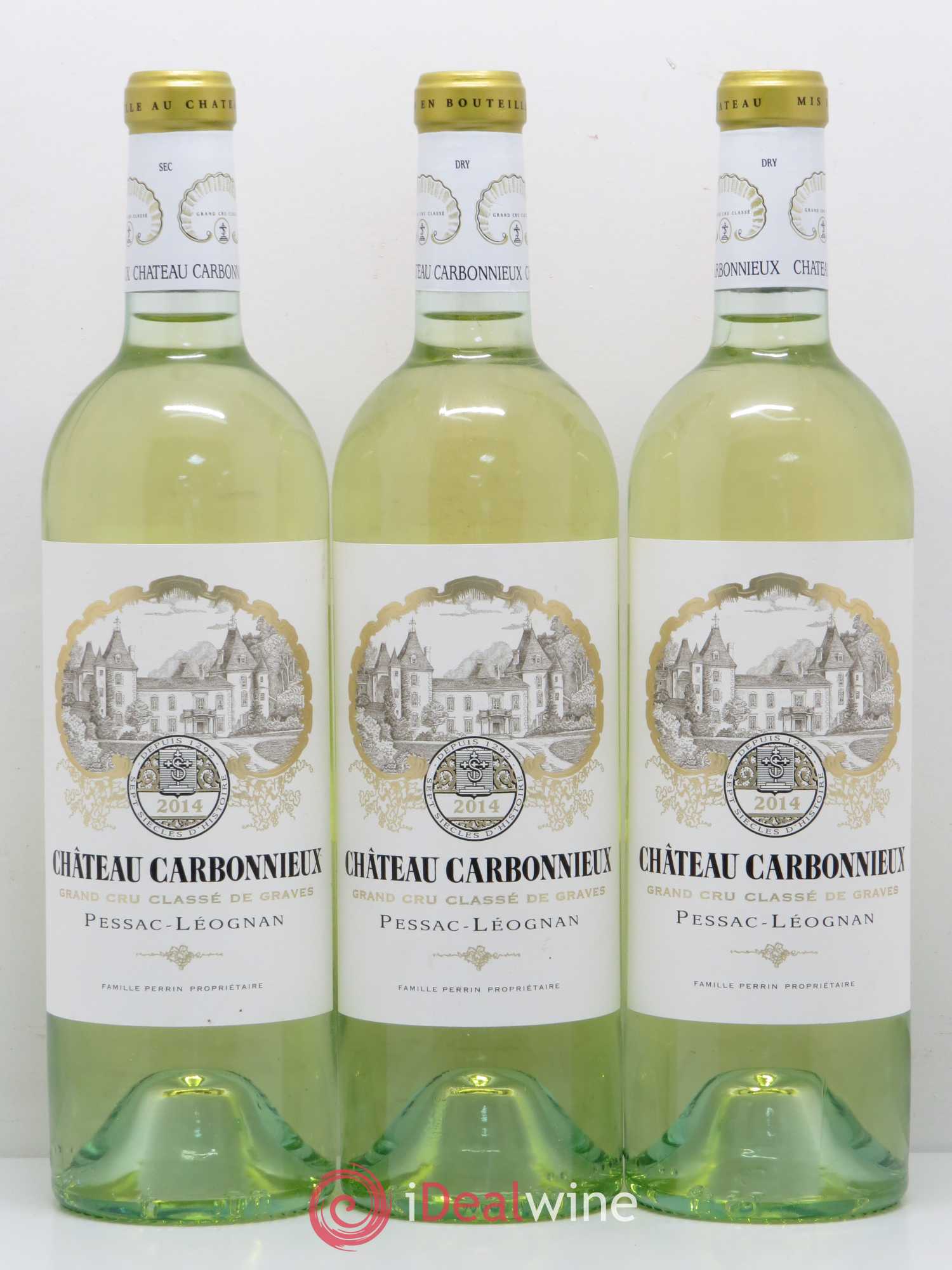 Château Carbonnieux Cru Classé de Graves 2014 - Lot de 3 bouteilles - 0