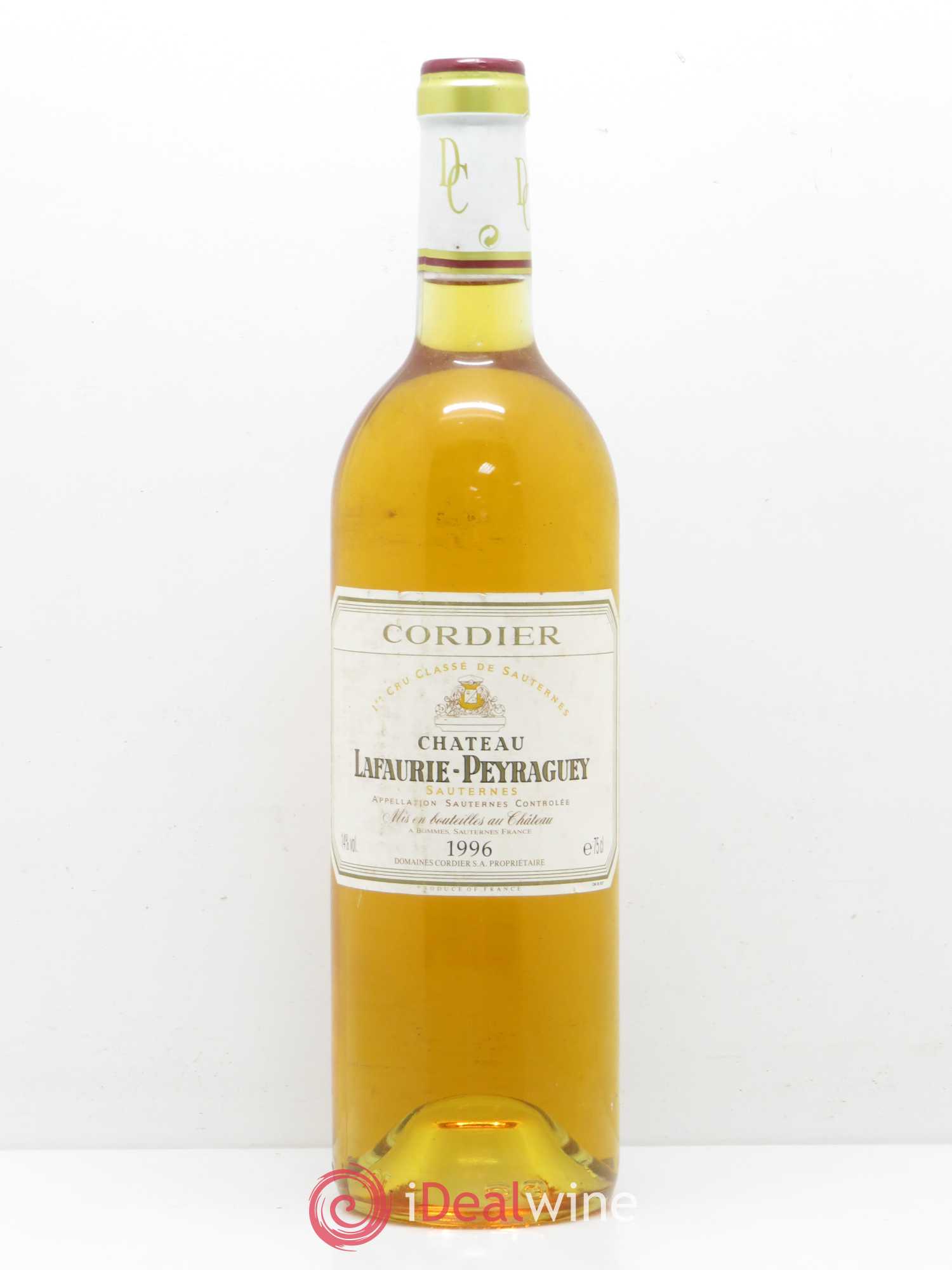 Château Lafaurie-Peyraguey 1er Grand Cru Classé 1996 - Lotto di 1 bottiglia - 0
