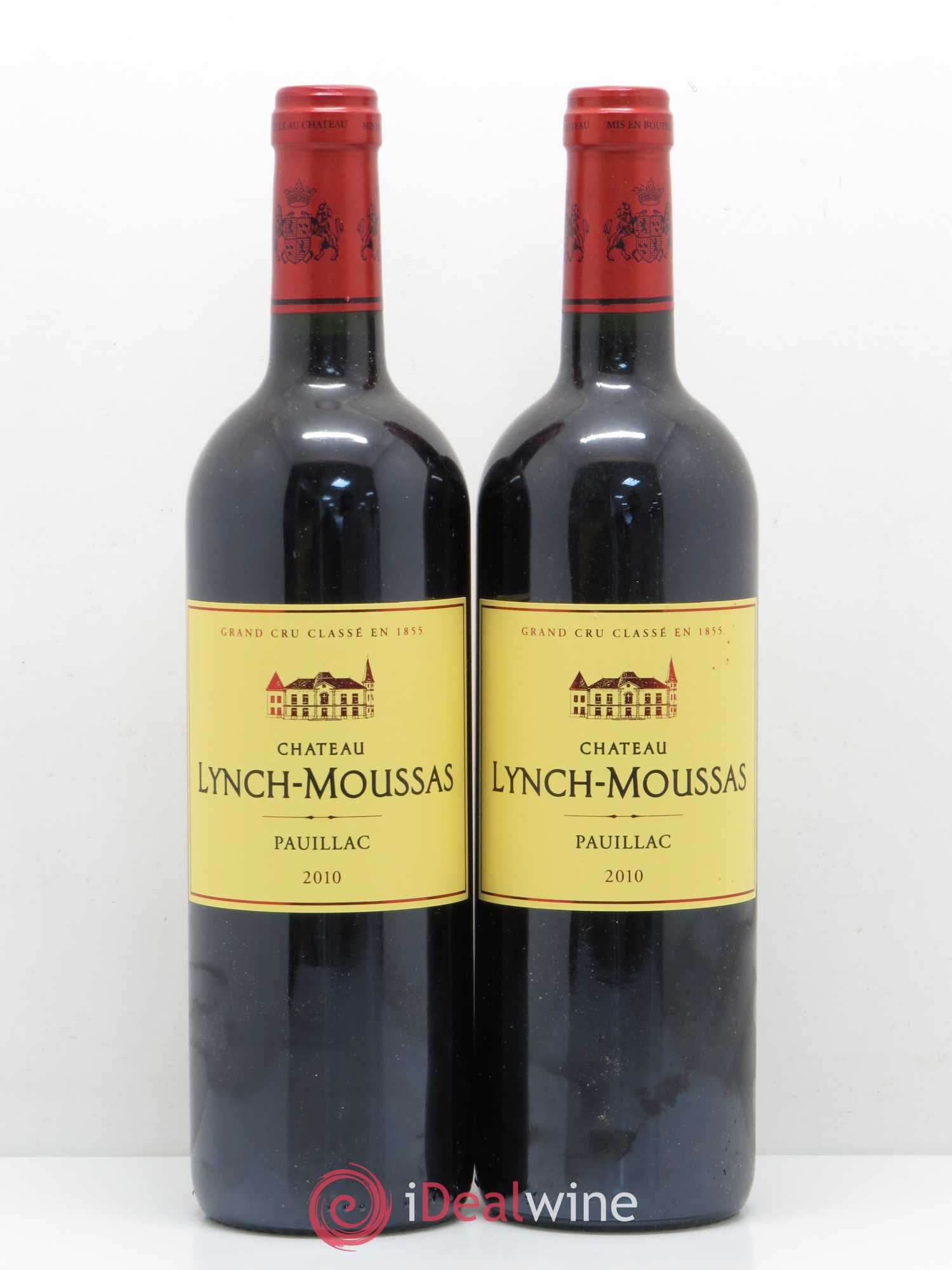 Château Lynch Moussas 5ème Grand Cru Classé 2010 - Lot de 2 bouteilles - 0