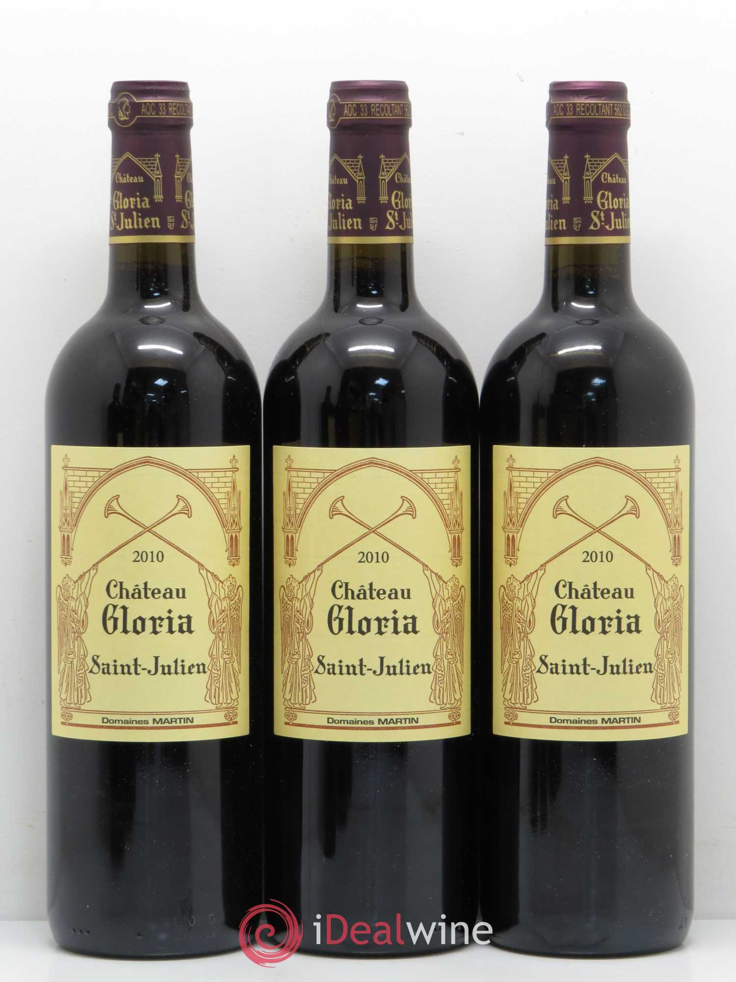 Château Gloria 2010 - Lot de 6 bouteilles - 1
