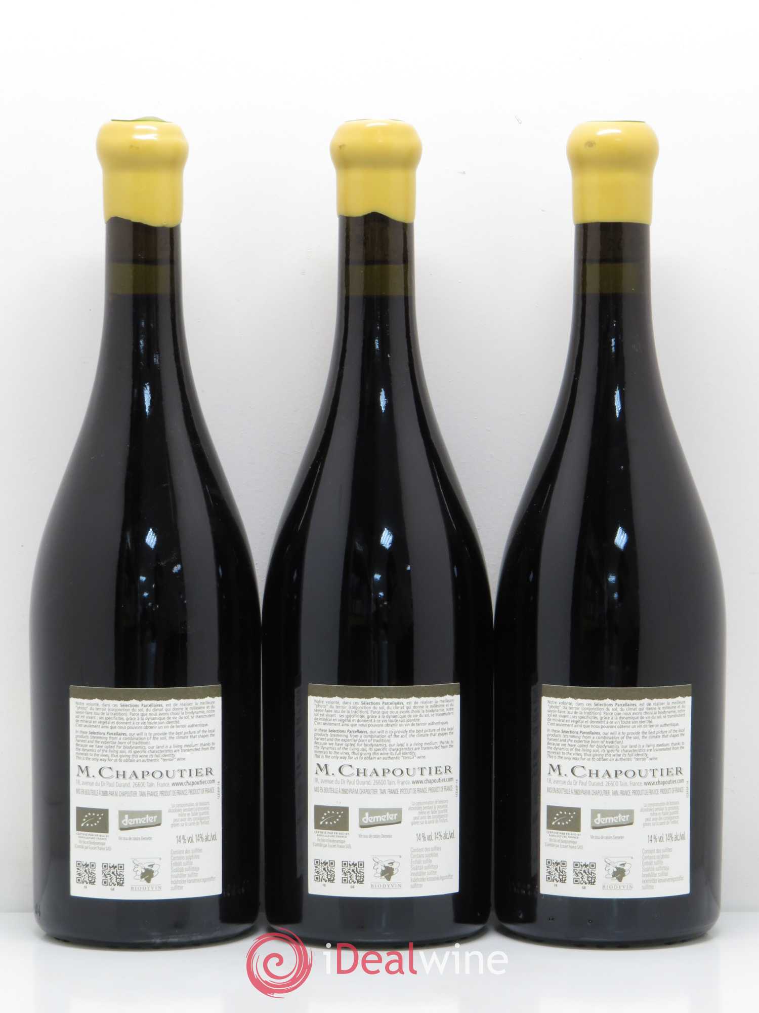 Hermitage Ermitage l'Ermite Chapoutier 2012 - Lot de 3 bouteilles - 1