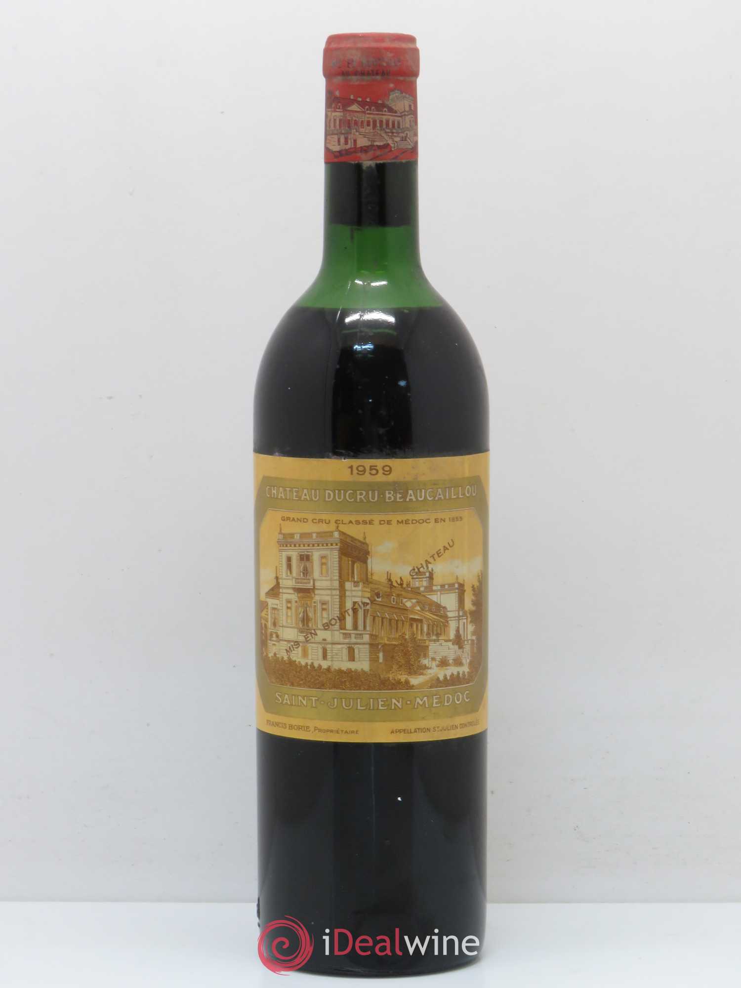 Château Ducru Beaucaillou 2ème Grand Cru Classé 1959 - Lot de 1 bouteille - 0